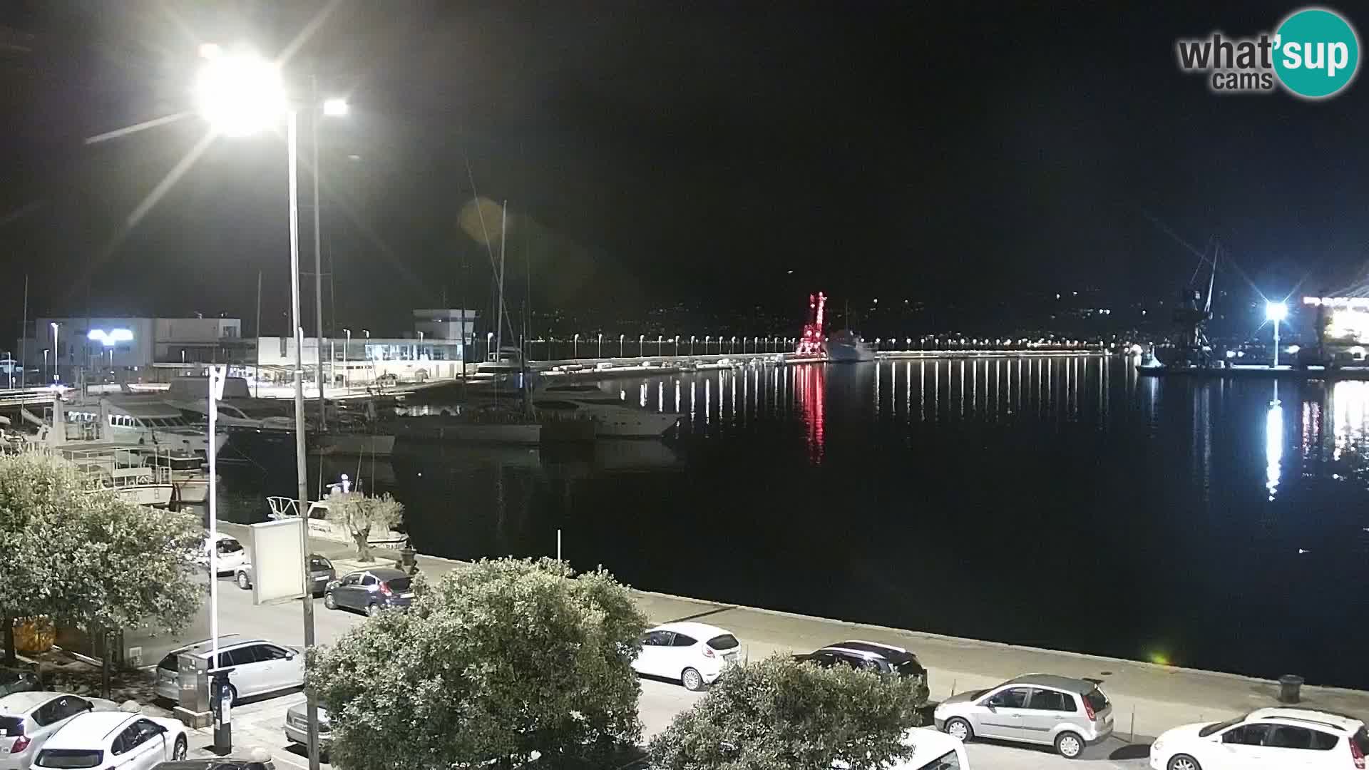 Riva i Marina u Rijeci – Web kamera uživo u Hrvatskoj