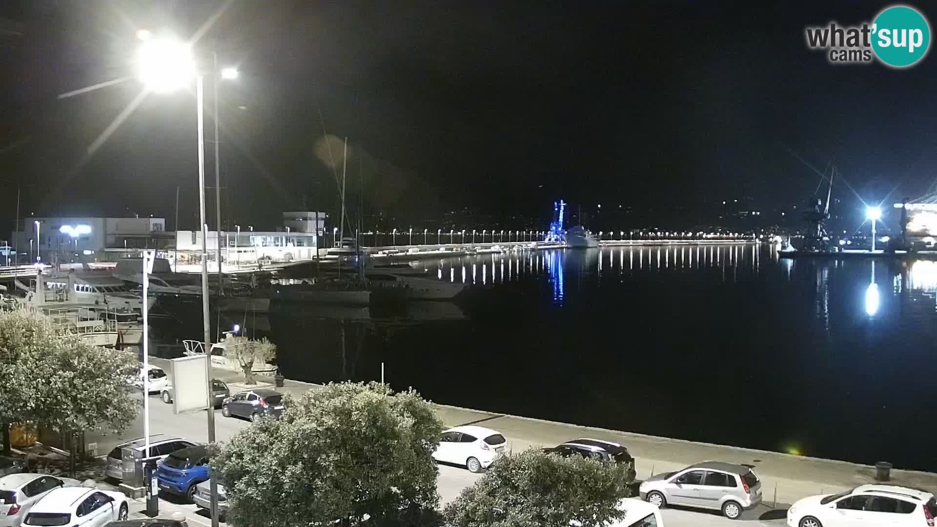 Die Riva und Marina in Rijeka – Live Webcam Kroatien