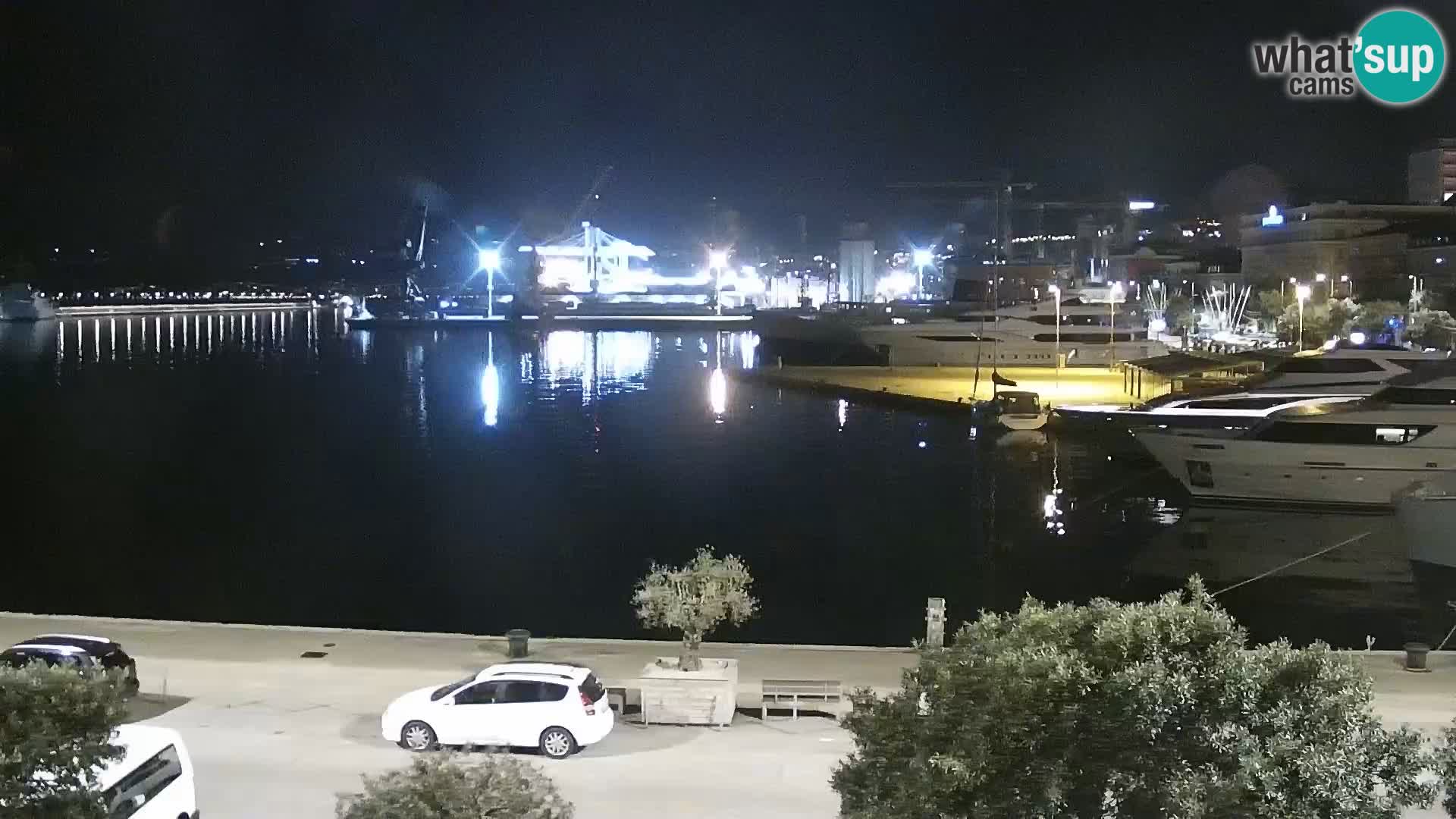 Die Riva und Marina in Rijeka – Live Webcam Kroatien