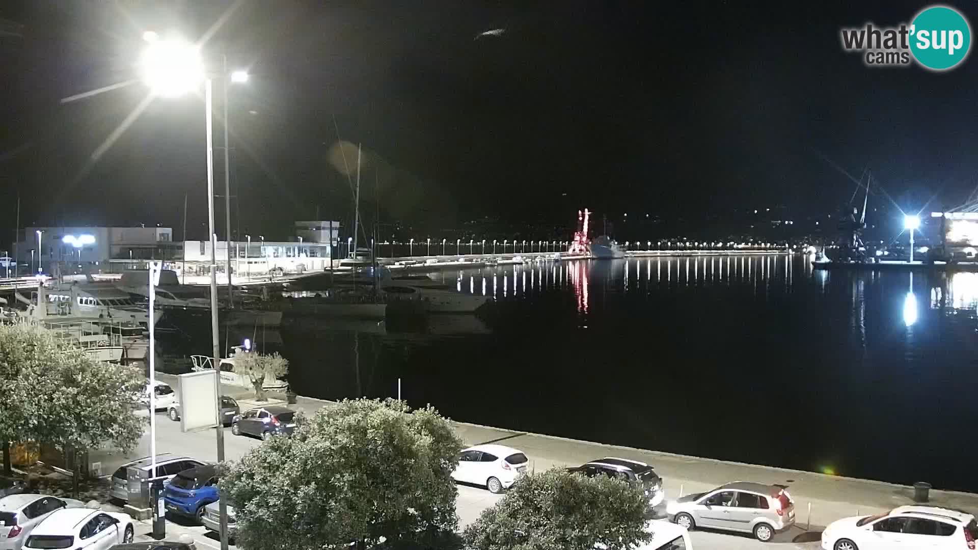 The Riva and Marina in Rijeka  – Live Webcam Croatia