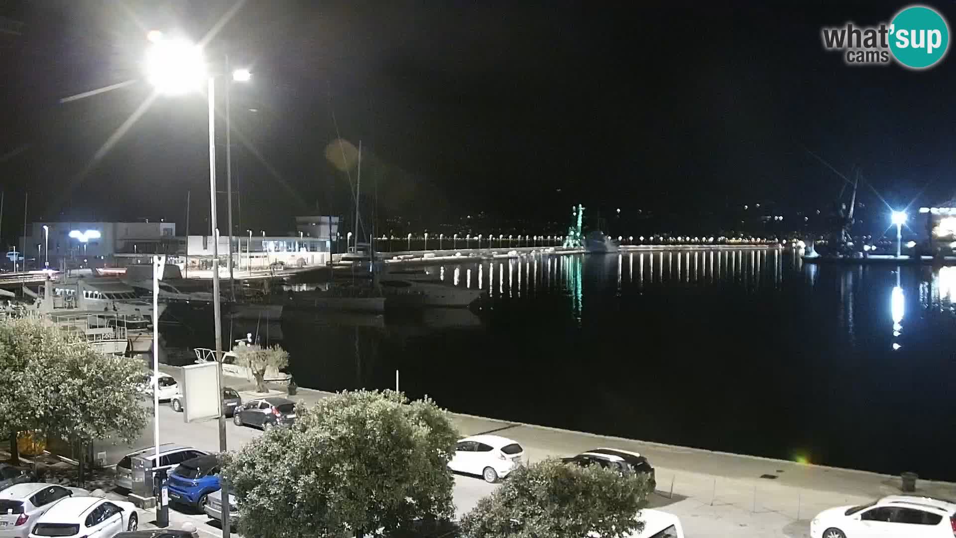 La Riva e la Marina a Rijeka (Fiume) – Live Webcam Croazia