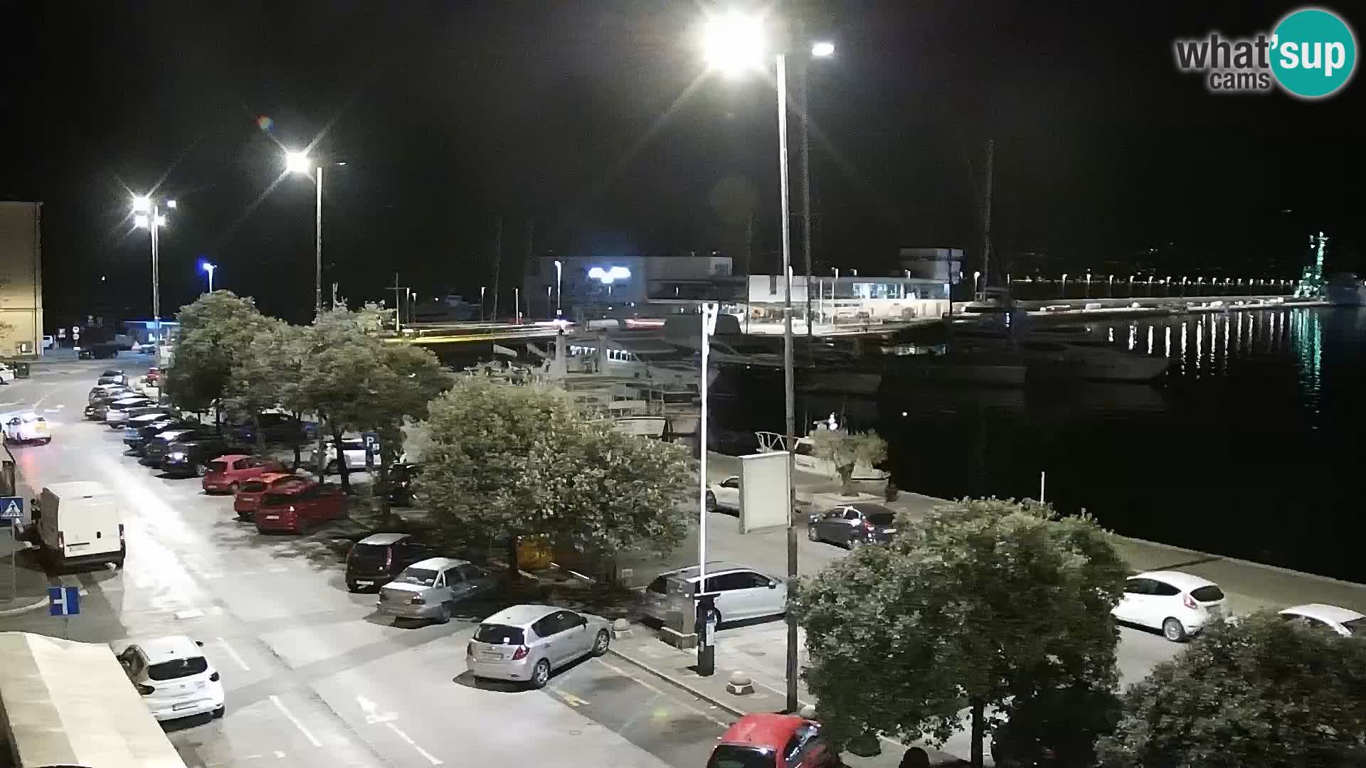 La Riva y Marina en Rijeka – Webcam en vivo Croacia