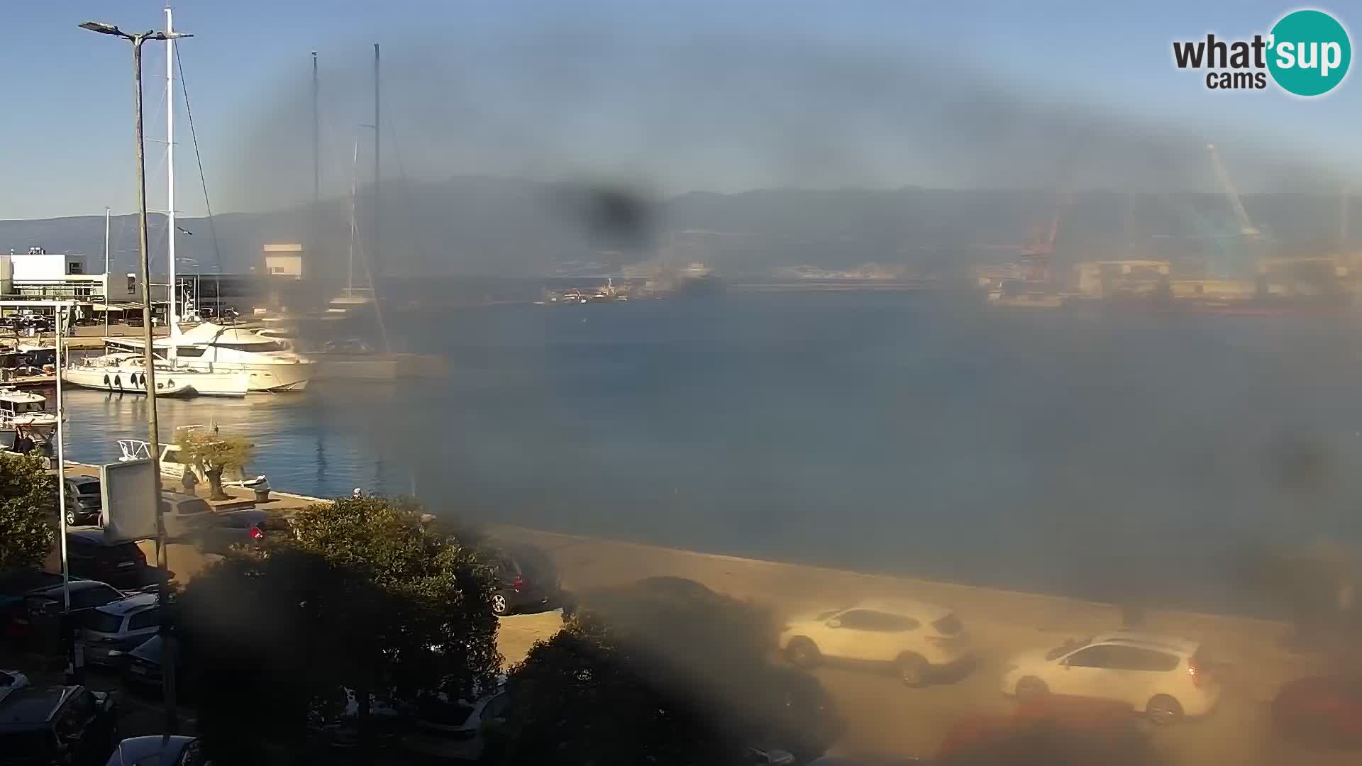 Die Riva und Marina in Rijeka – Live Webcam Kroatien