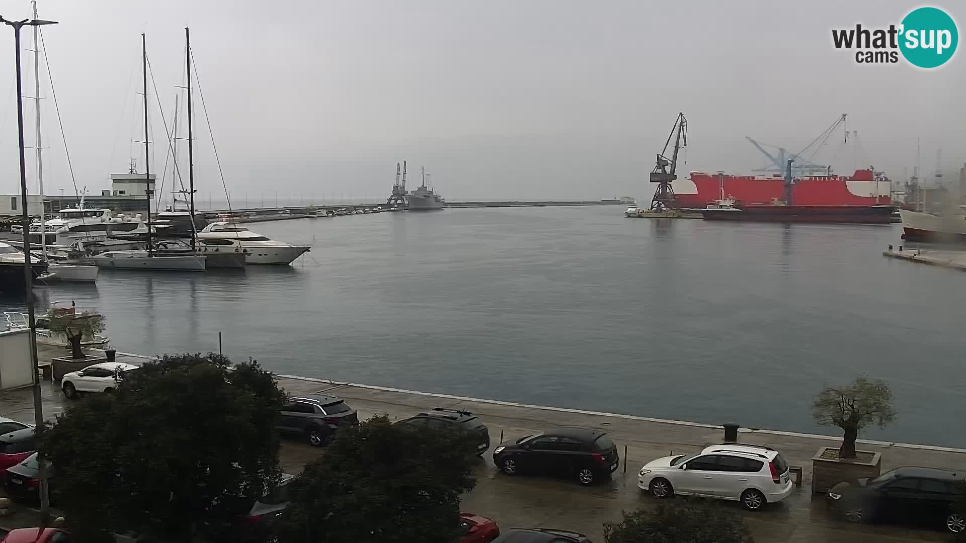 Riva i Marina u Rijeci – Web kamera uživo u Hrvatskoj