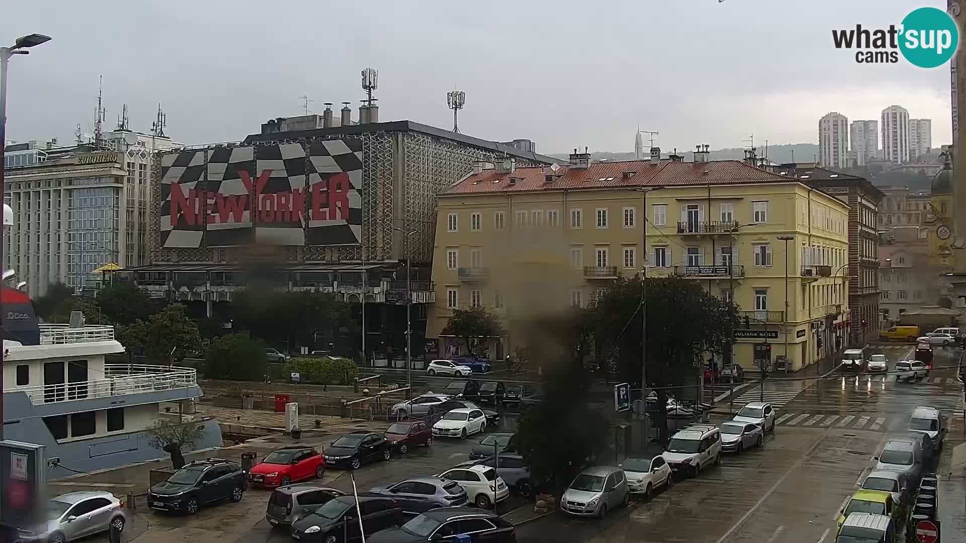 La Riva et Marina à Rijeka – Live Webcam Croatie