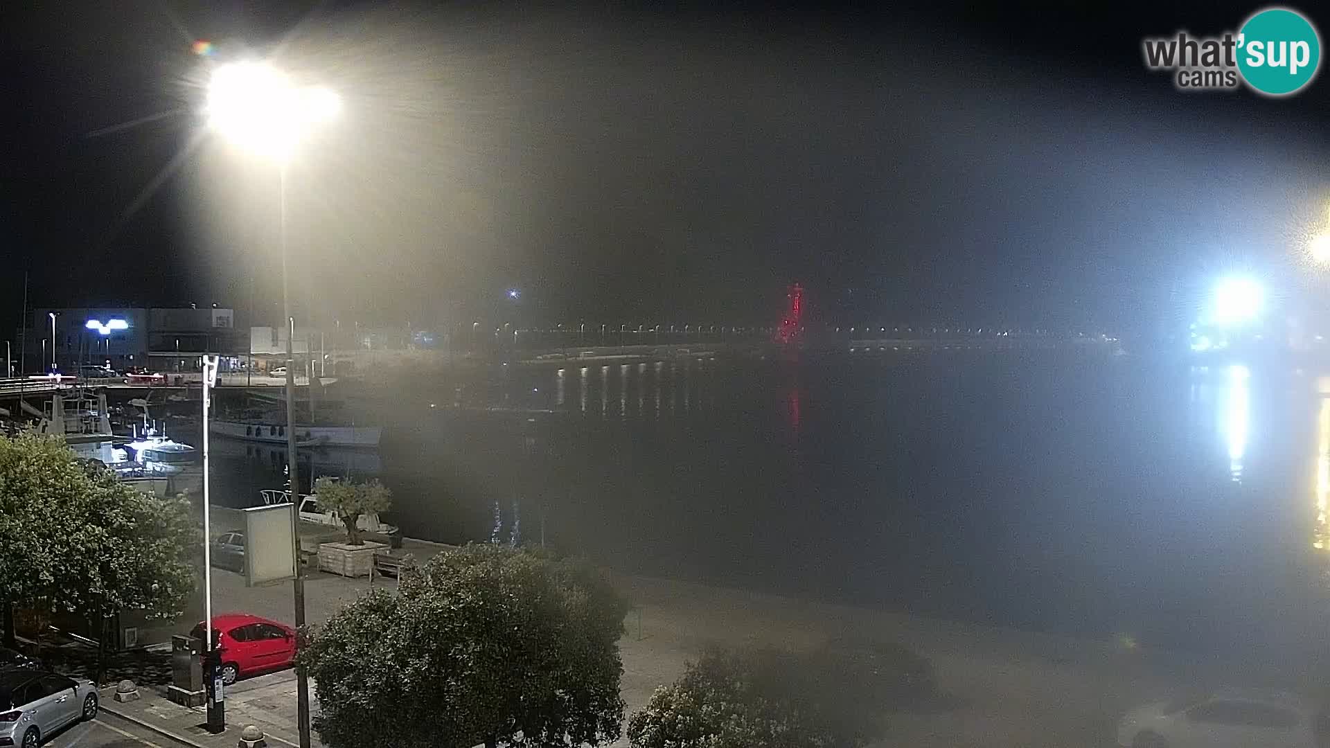 La Riva y Marina en Rijeka – Webcam en vivo Croacia