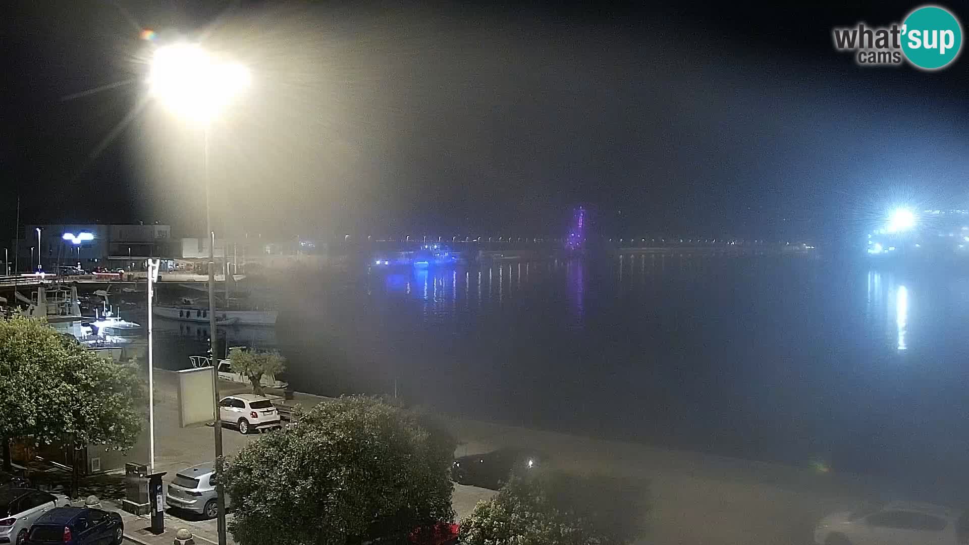 The Riva and Marina in Rijeka  – Live Webcam Croatia