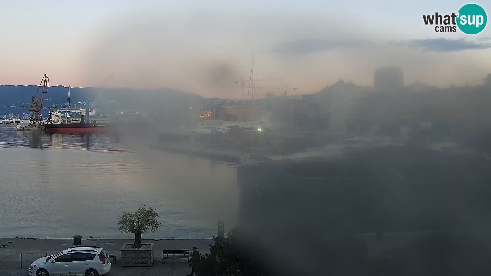 Die Riva und Marina in Rijeka – Live Webcam Kroatien