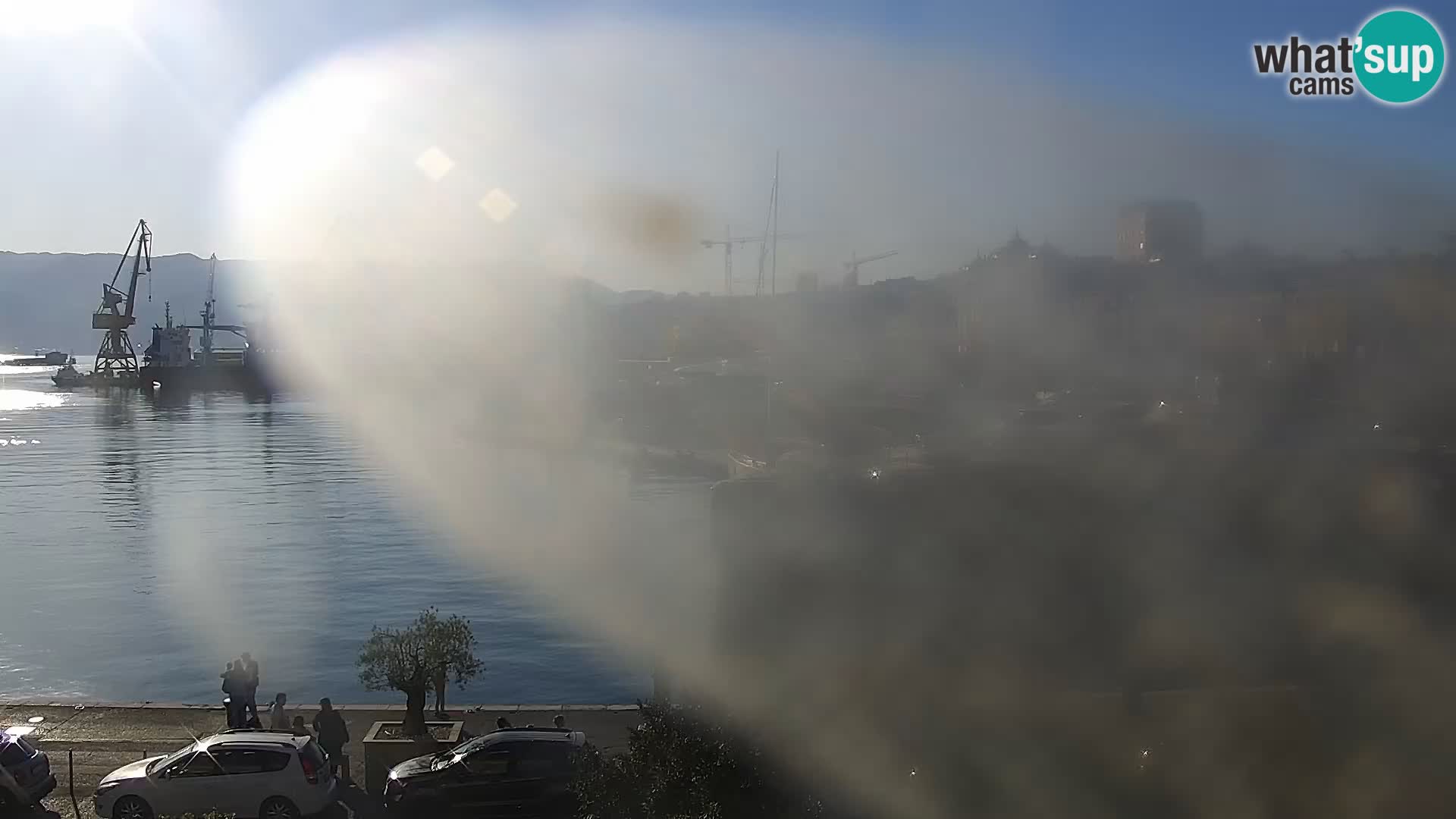 La Riva et Marina à Rijeka – Live Webcam Croatie
