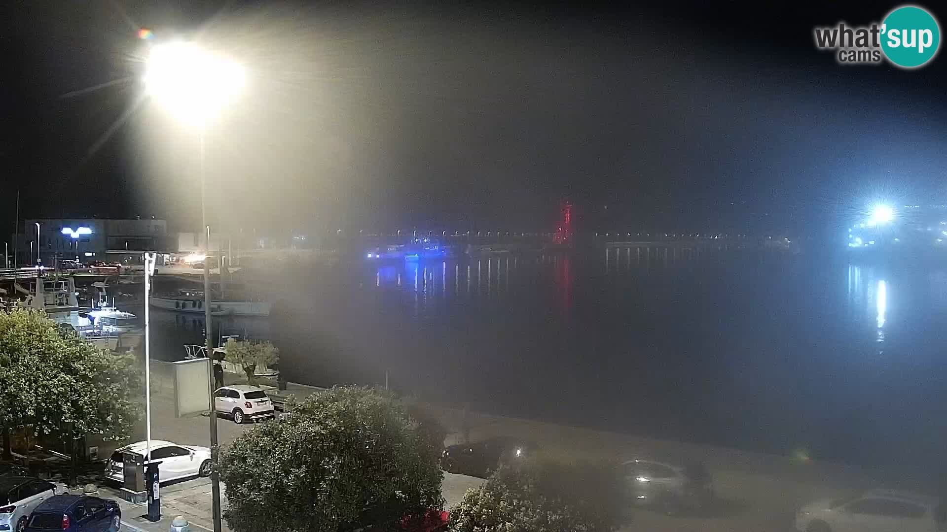 La Riva et Marina à Rijeka – Live Webcam Croatie