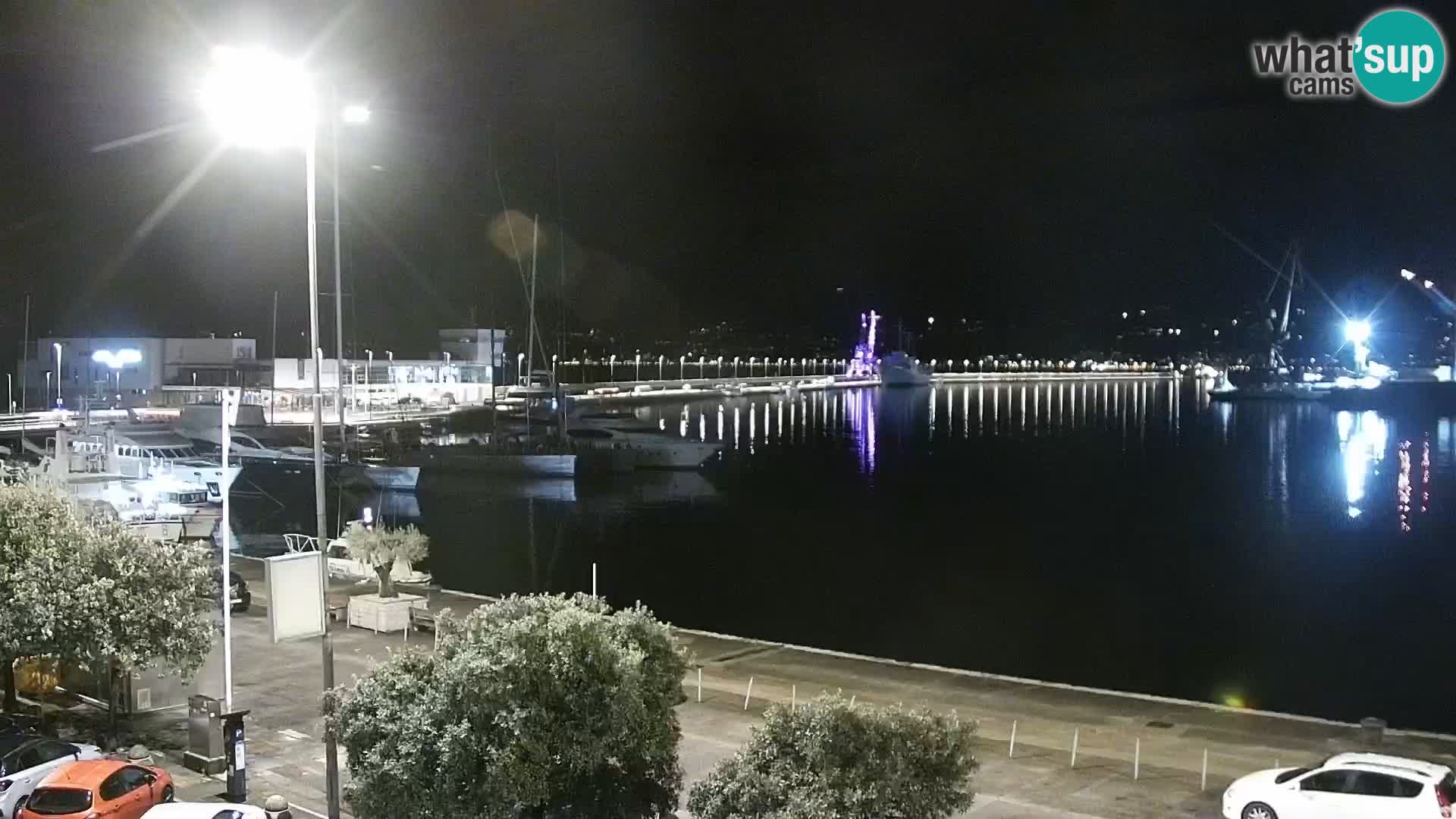 Riva i Marina u Rijeci – Web kamera uživo u Hrvatskoj