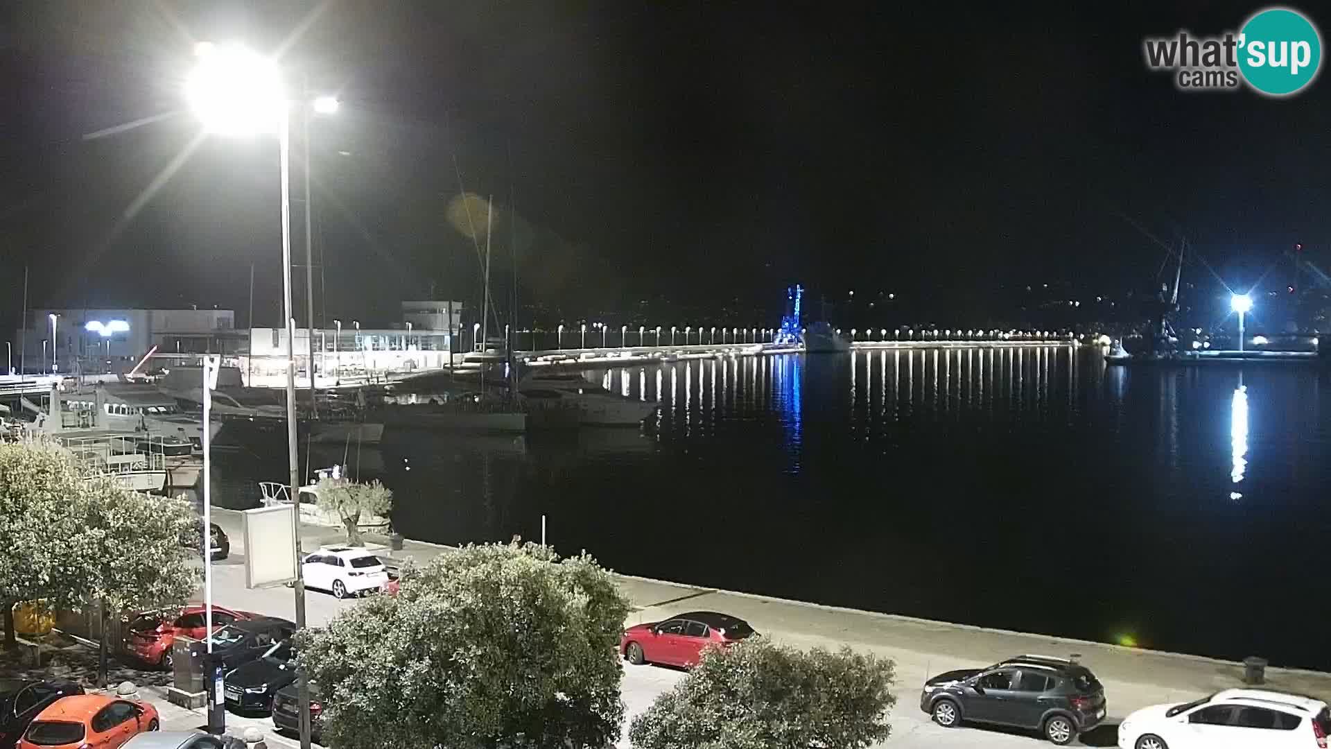 Riva i Marina u Rijeci – Web kamera uživo u Hrvatskoj