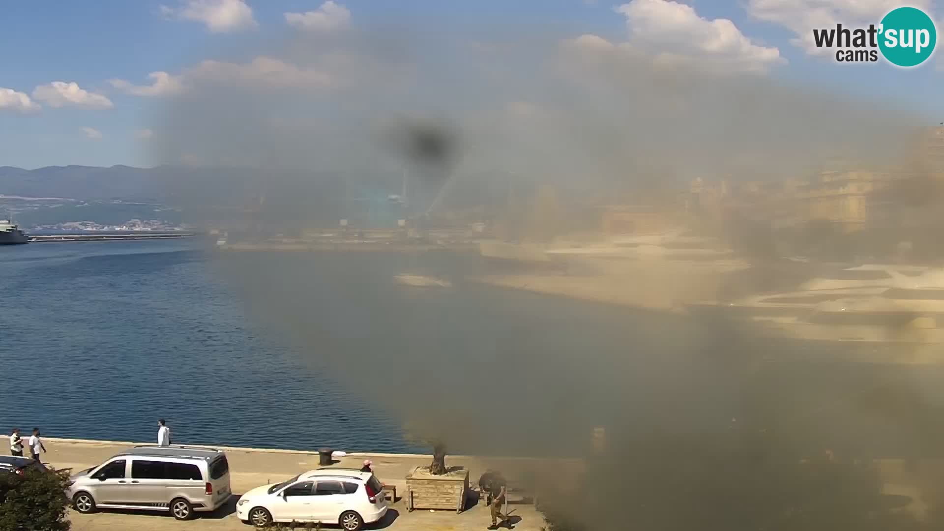 La Riva et Marina à Rijeka – Live Webcam Croatie