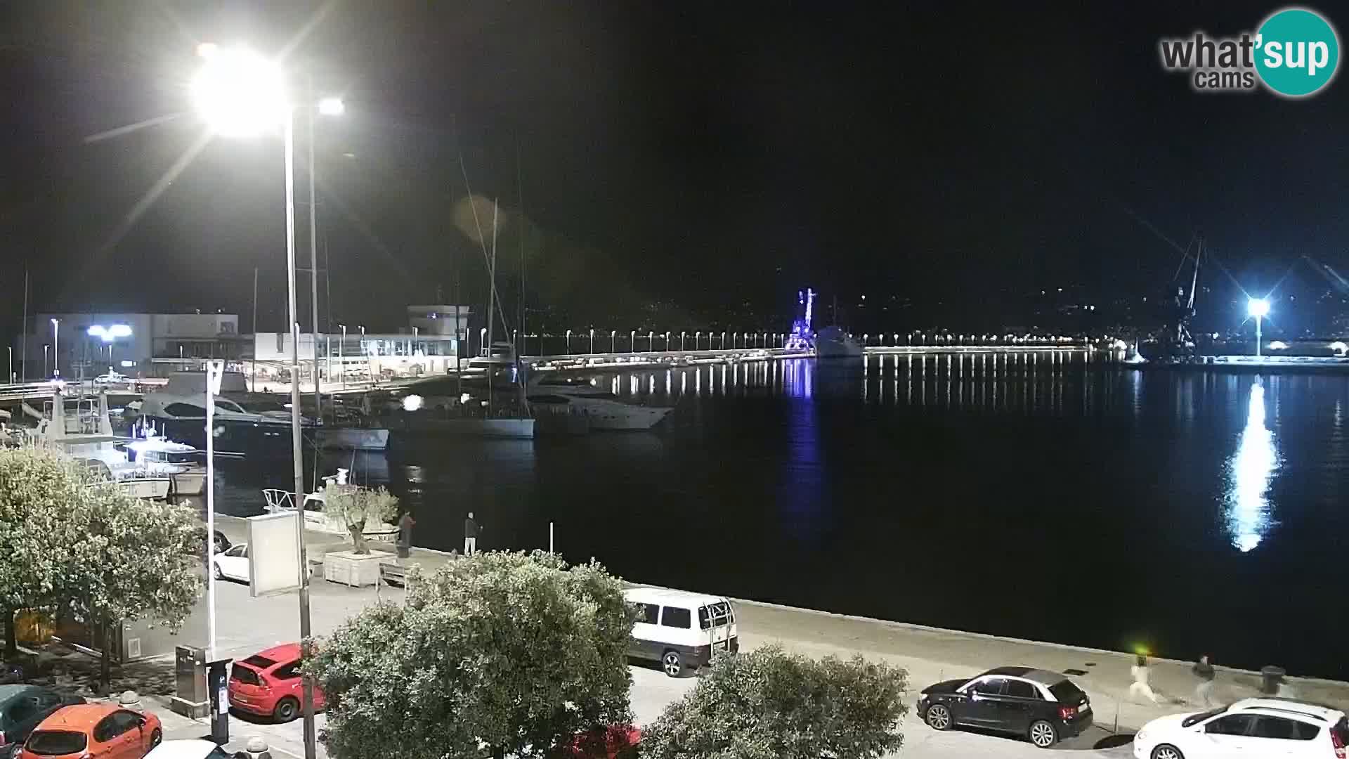 Die Riva und Marina in Rijeka – Live Webcam Kroatien