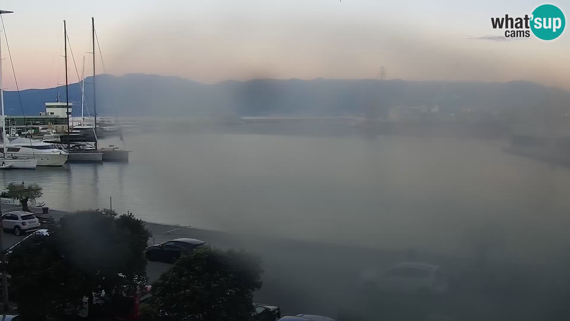 The Riva and Marina in Rijeka  – Live Webcam Croatia