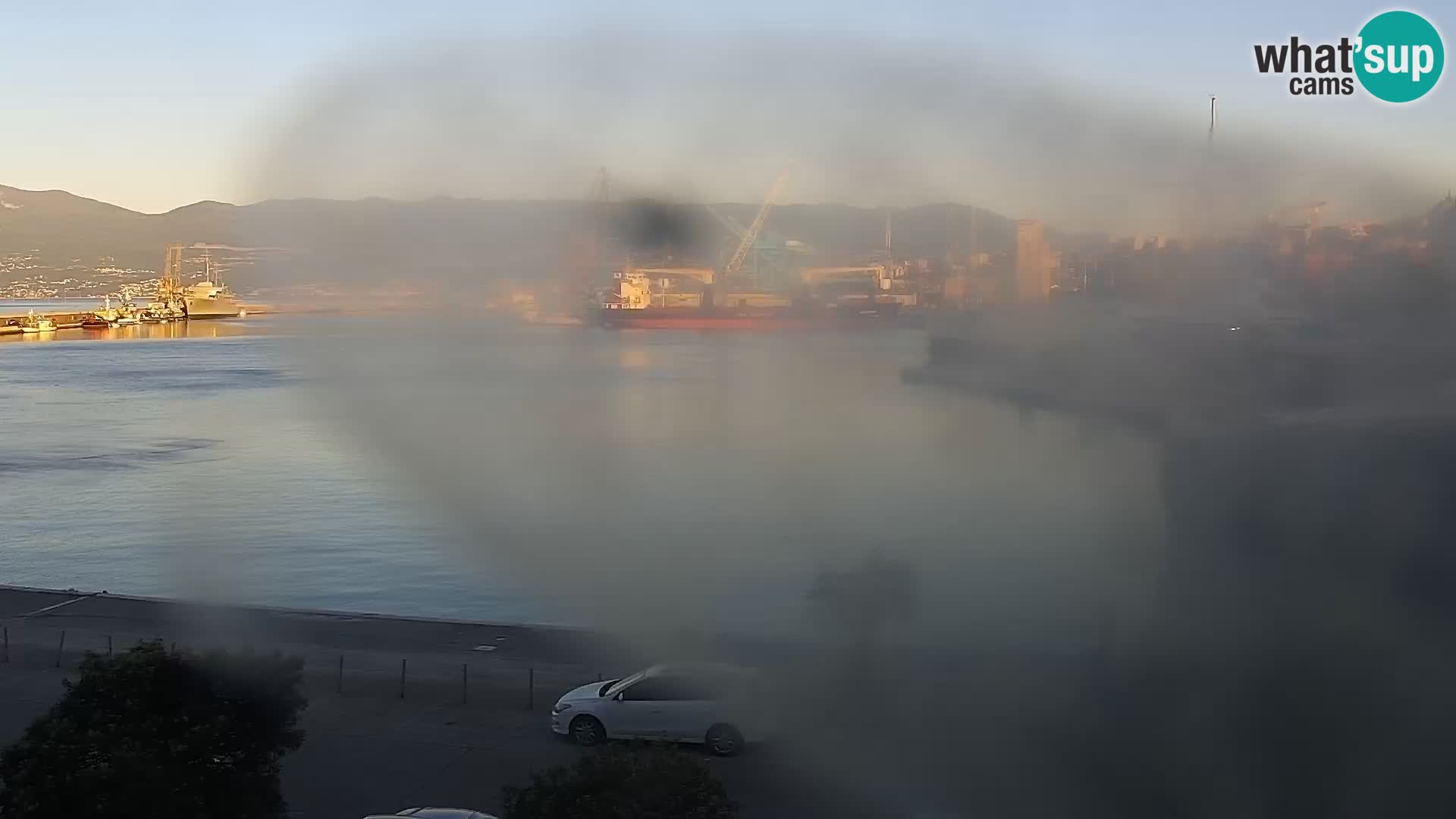 Die Riva und Marina in Rijeka – Live Webcam Kroatien