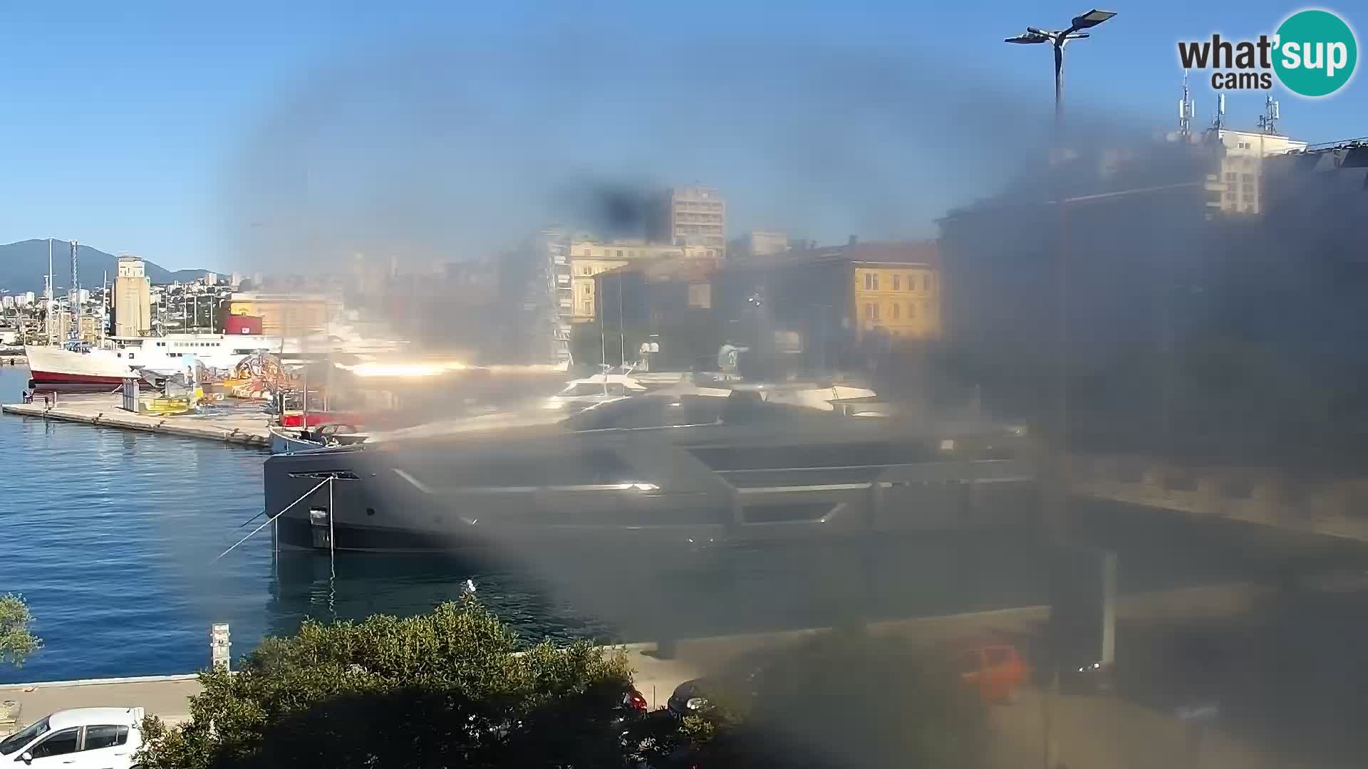La Riva e la Marina a Rijeka (Fiume) – Live Webcam Croazia