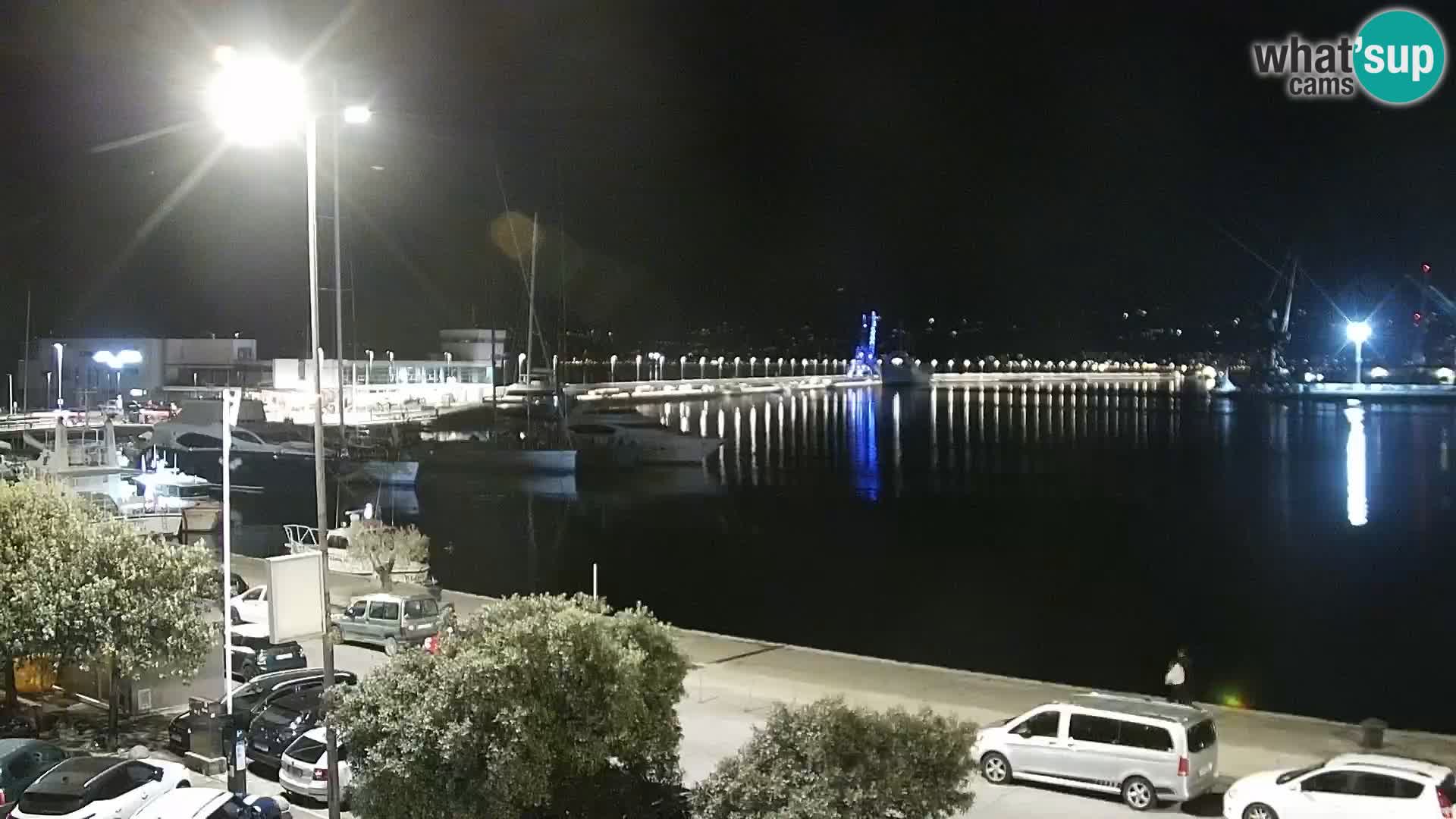 Riva in Marina v Reki – Spletna kamera v živo Hrvaška