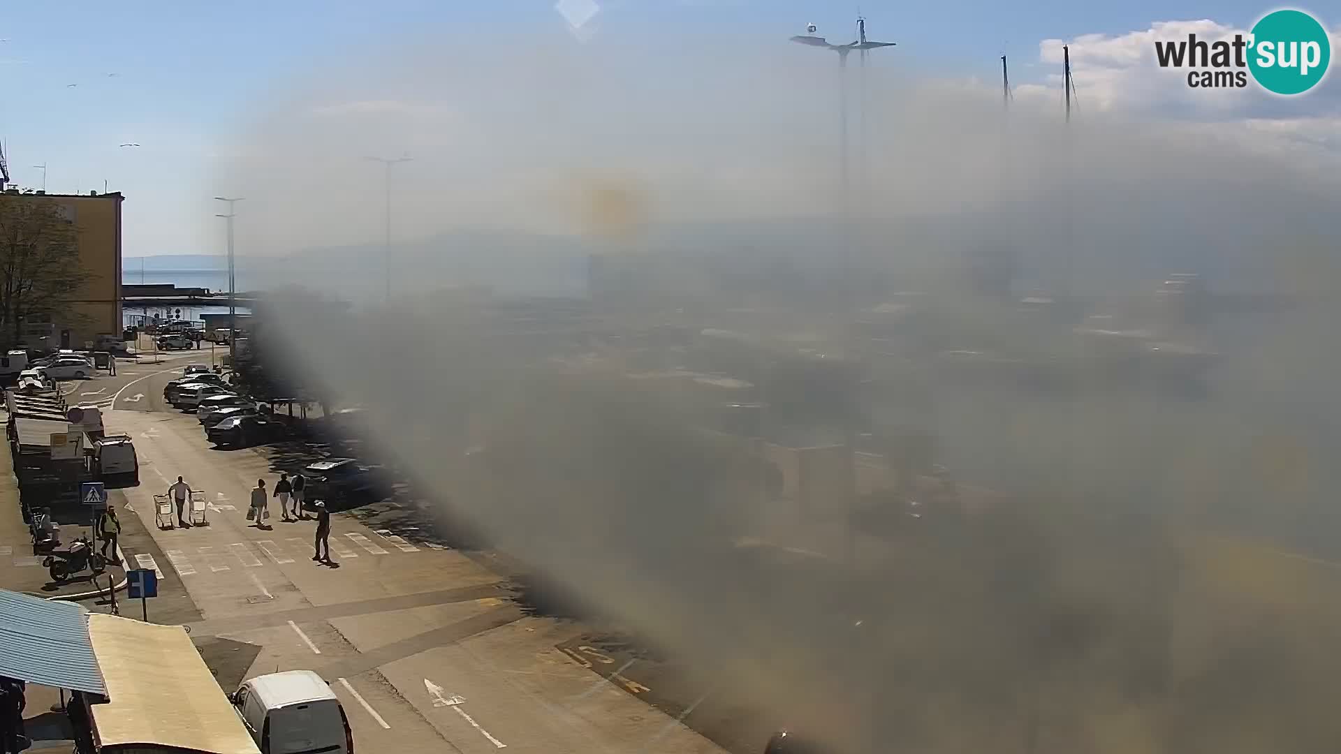 Riva i Marina u Rijeci – Web kamera uživo u Hrvatskoj