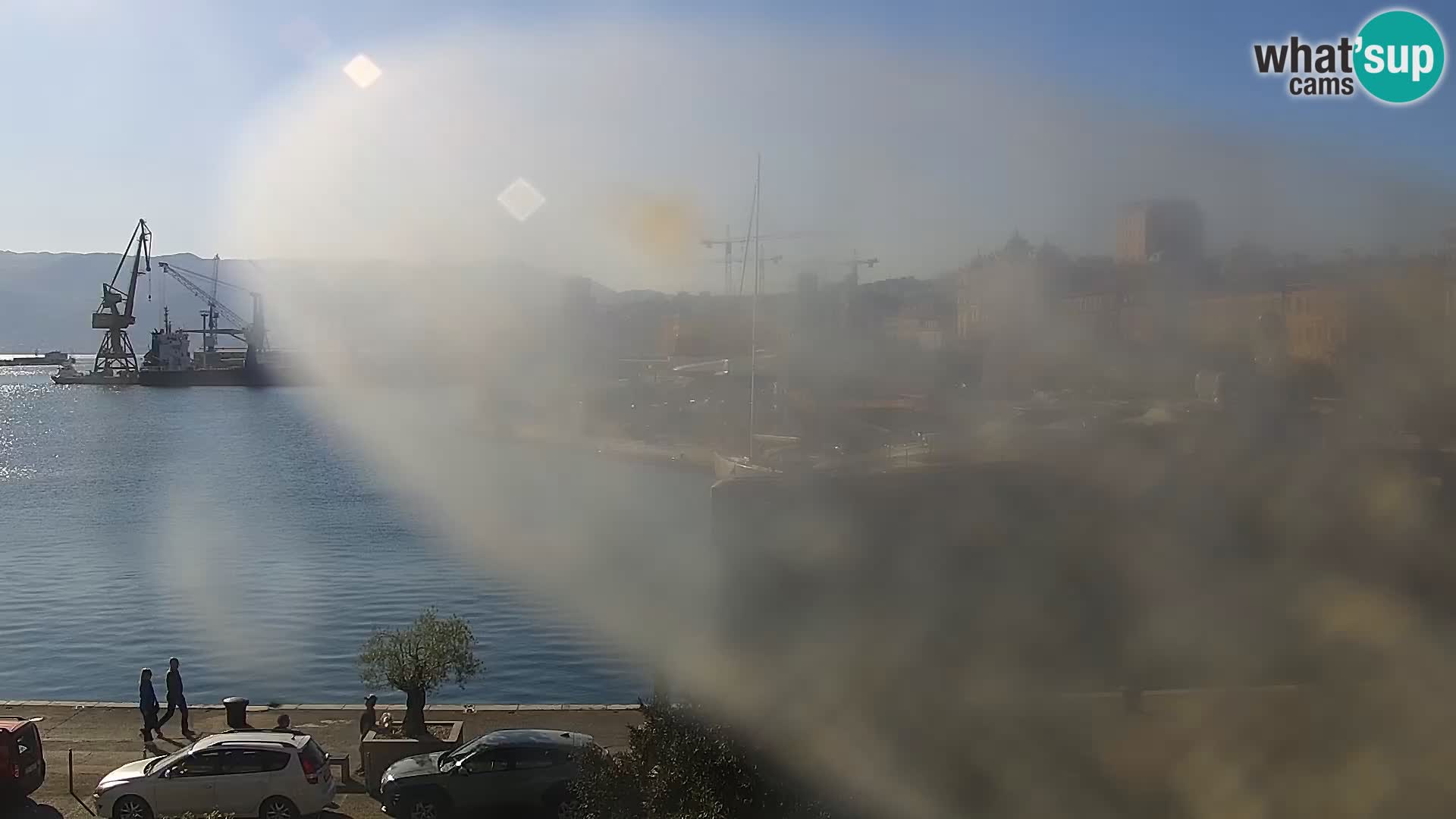 La Riva y Marina en Rijeka – Webcam en vivo Croacia