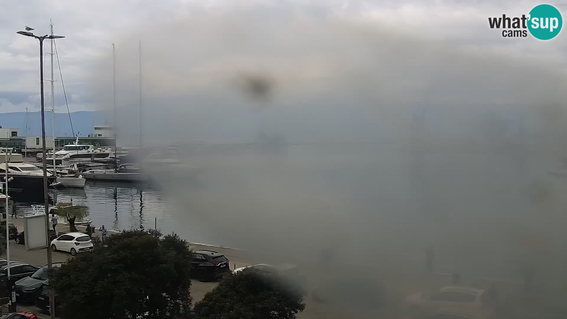 Die Riva und Marina in Rijeka – Live Webcam Kroatien
