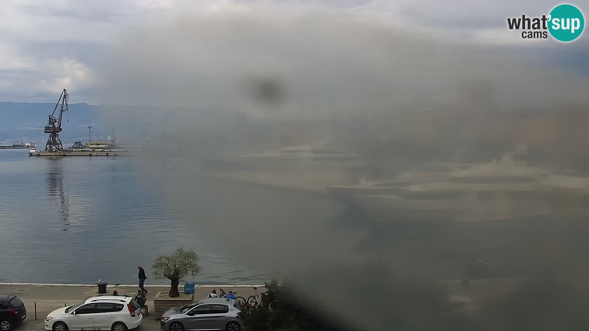 Riva in Marina v Reki – Spletna kamera v živo Hrvaška