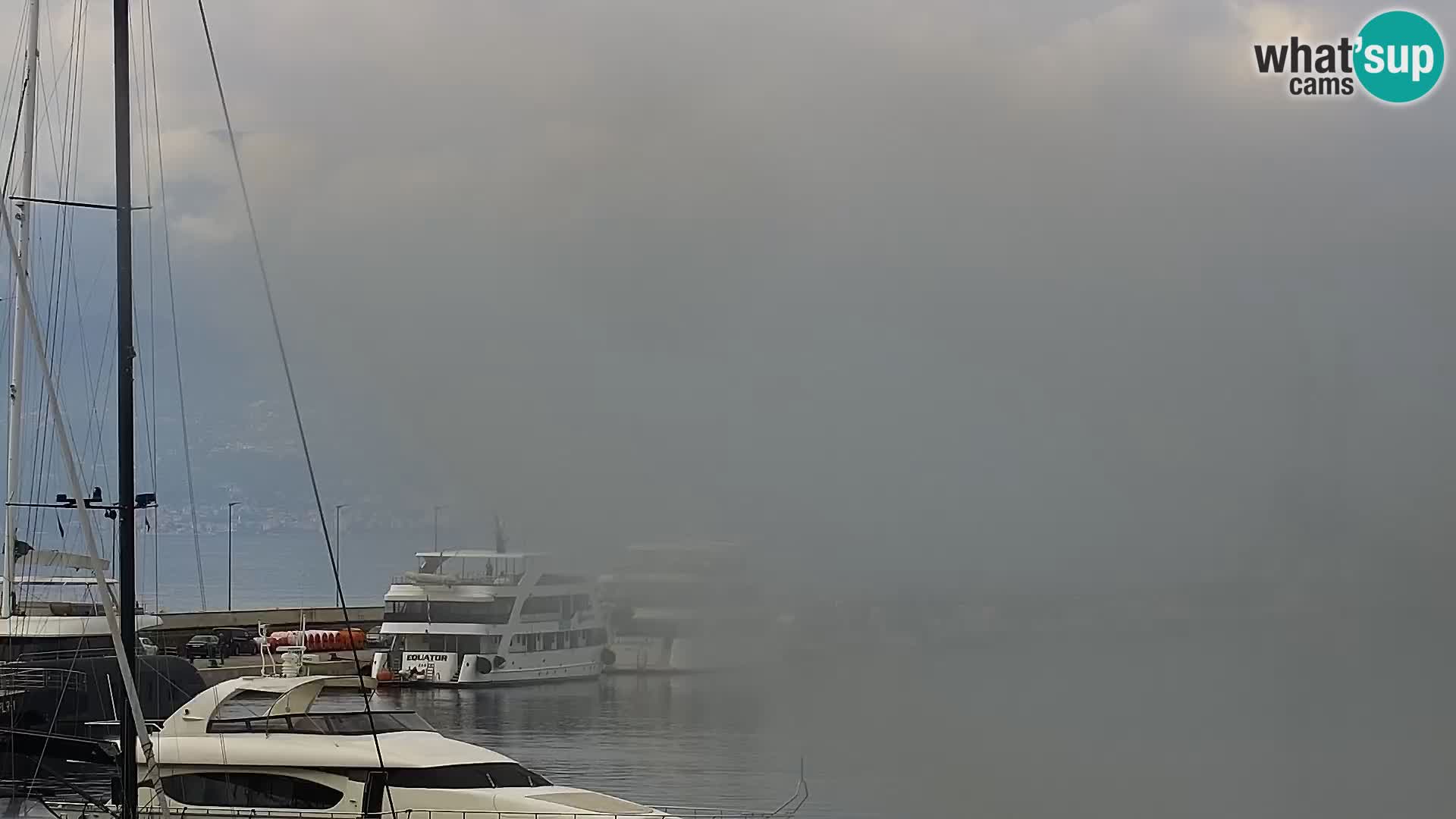 La Riva e la Marina a Rijeka (Fiume) – Live Webcam Croazia