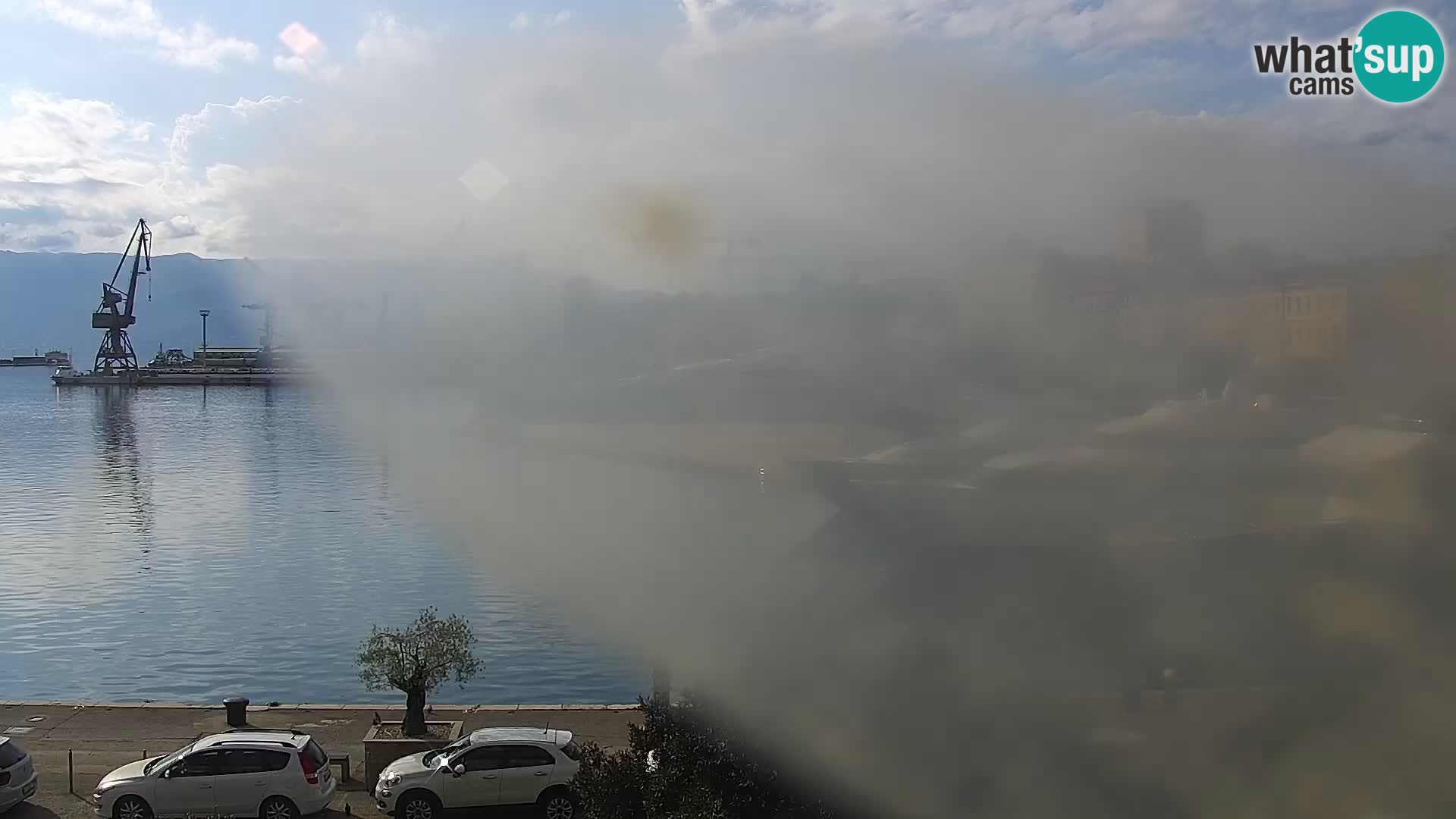 Riva in Marina v Reki – Spletna kamera v živo Hrvaška