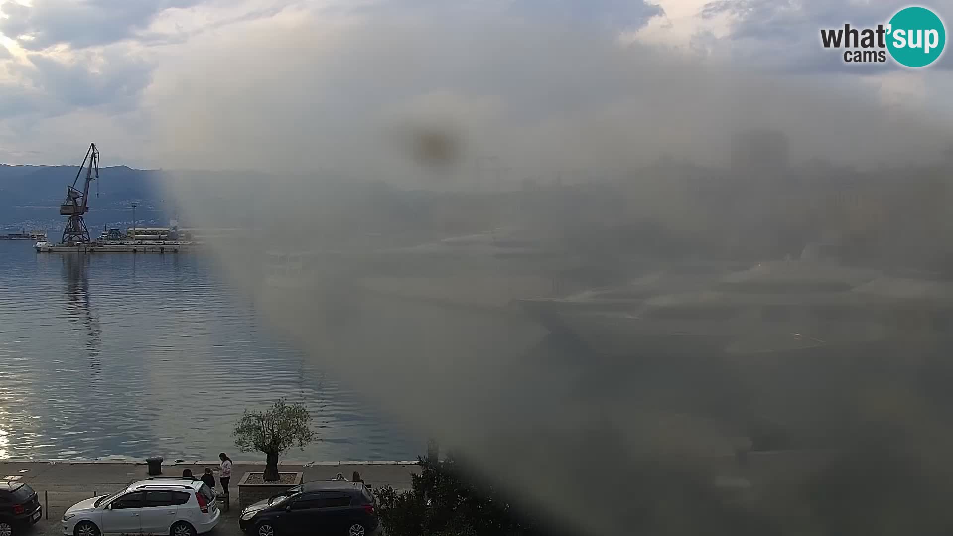 La Riva et Marina à Rijeka – Live Webcam Croatie