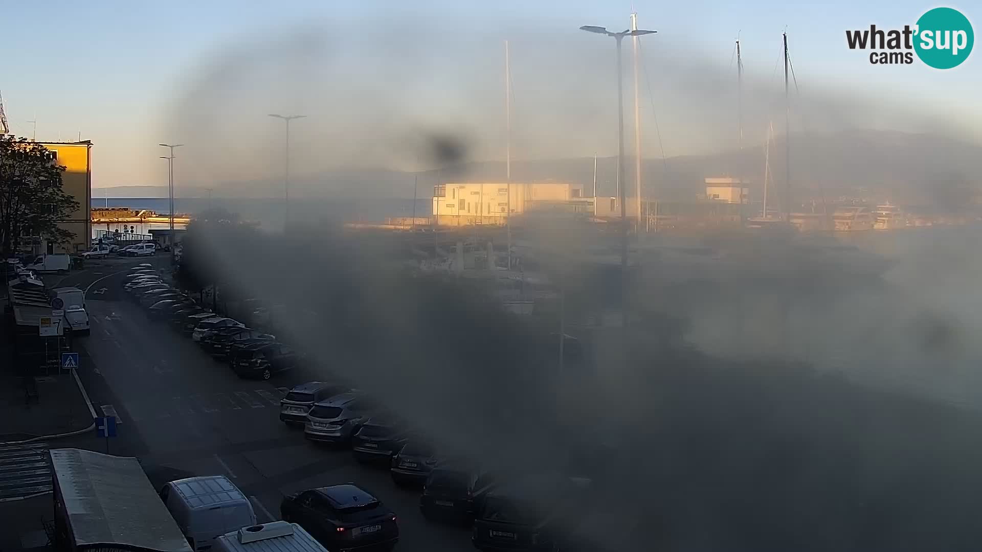 Die Riva und Marina in Rijeka – Live Webcam Kroatien