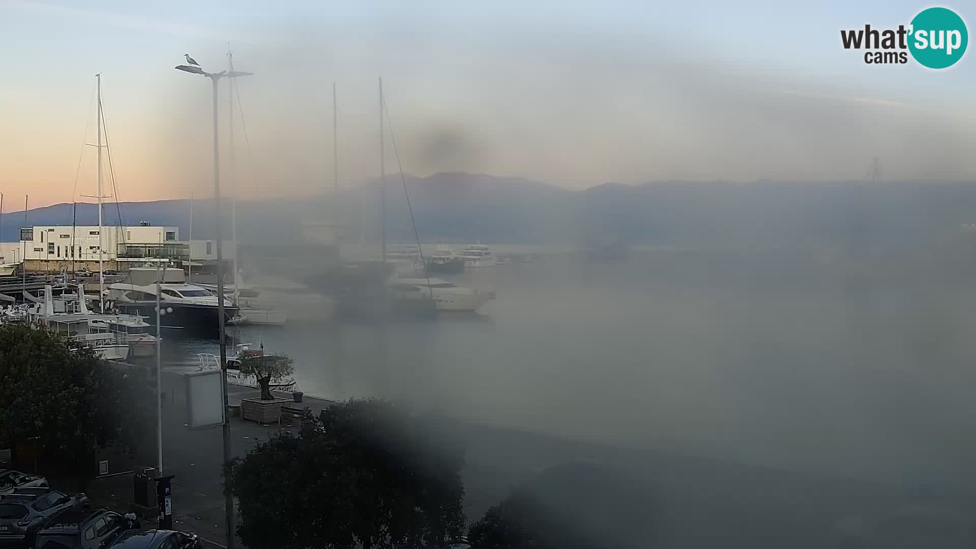 La Riva y Marina en Rijeka – Webcam en vivo Croacia