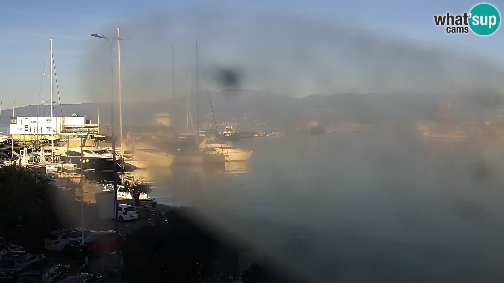 La Riva e la Marina a Rijeka (Fiume) – Live Webcam Croazia