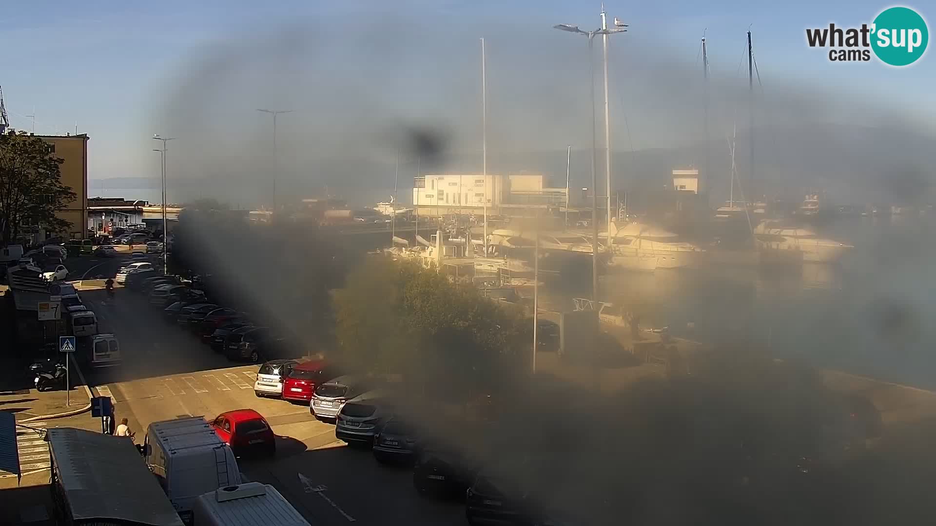 La Riva et Marina à Rijeka – Live Webcam Croatie