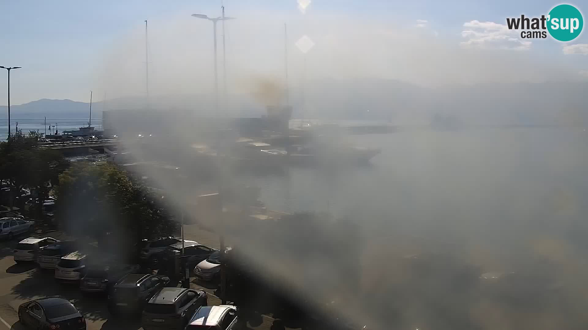 The Riva and Marina in Rijeka  – Live Webcam Croatia