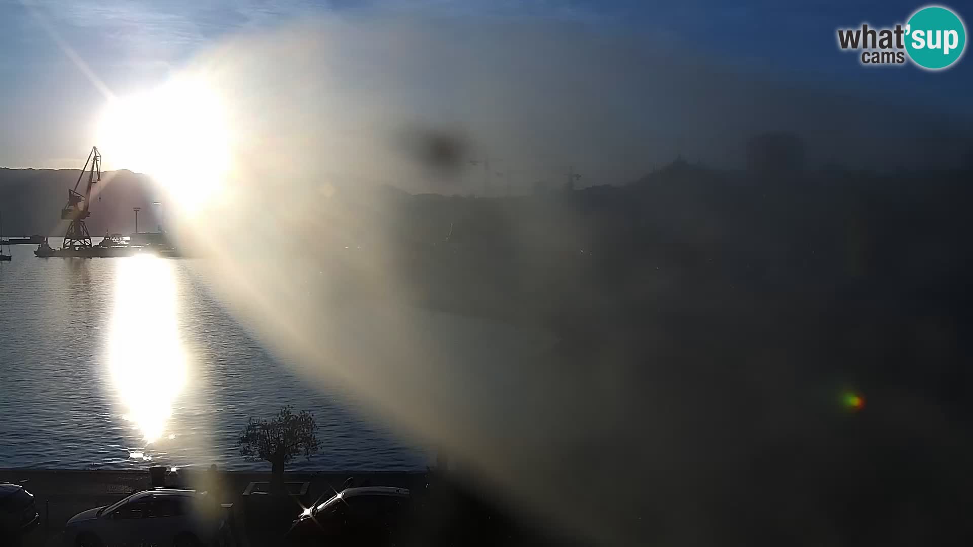 Riva in Marina v Reki – Spletna kamera v živo Hrvaška