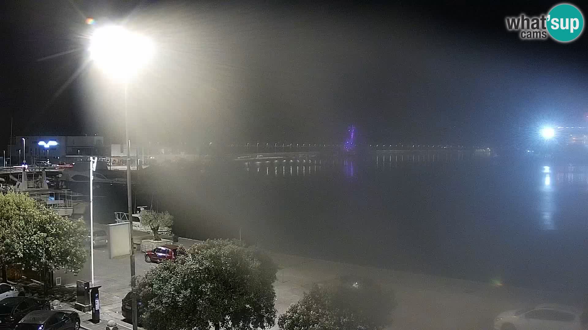 La Riva y Marina en Rijeka – Webcam en vivo Croacia