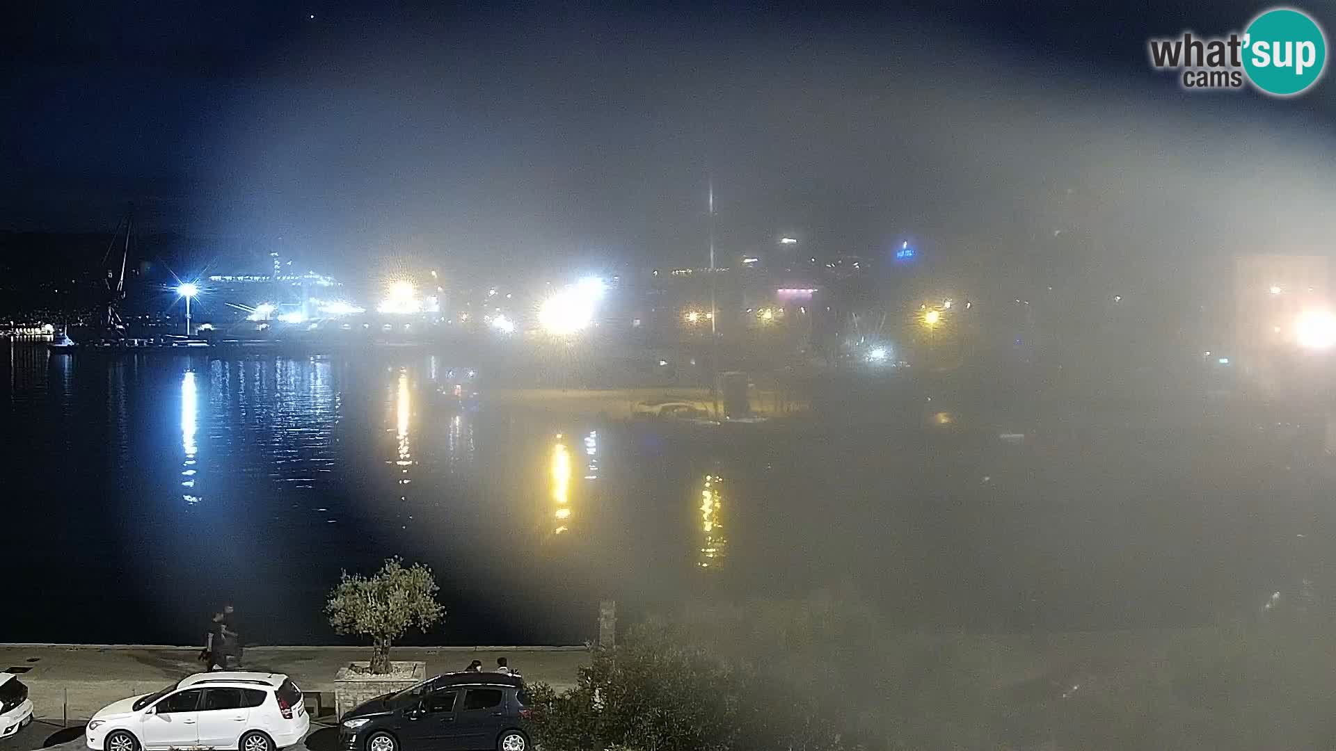 The Riva and Marina in Rijeka  – Live Webcam Croatia