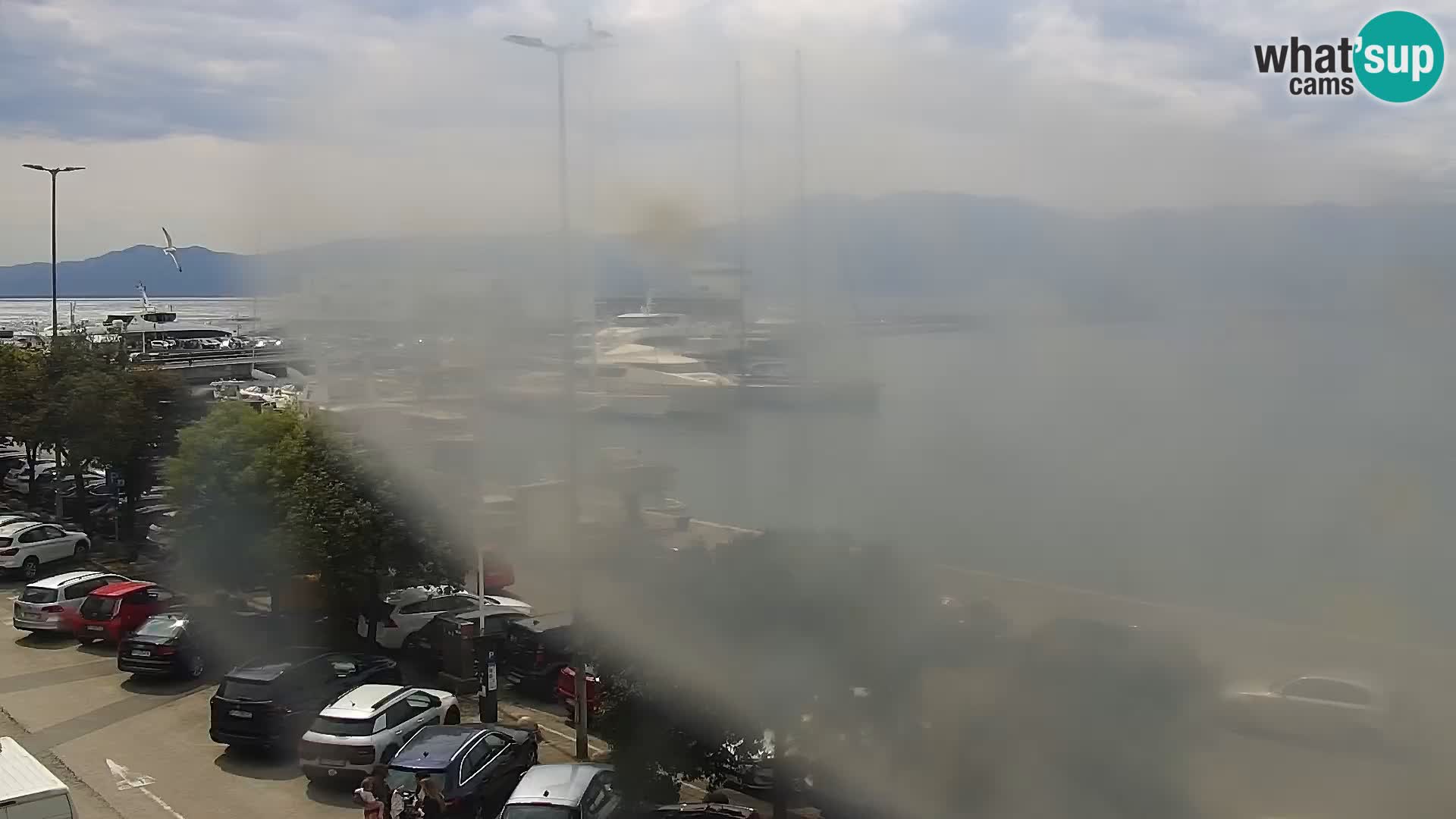 La Riva et Marina à Rijeka – Live Webcam Croatie