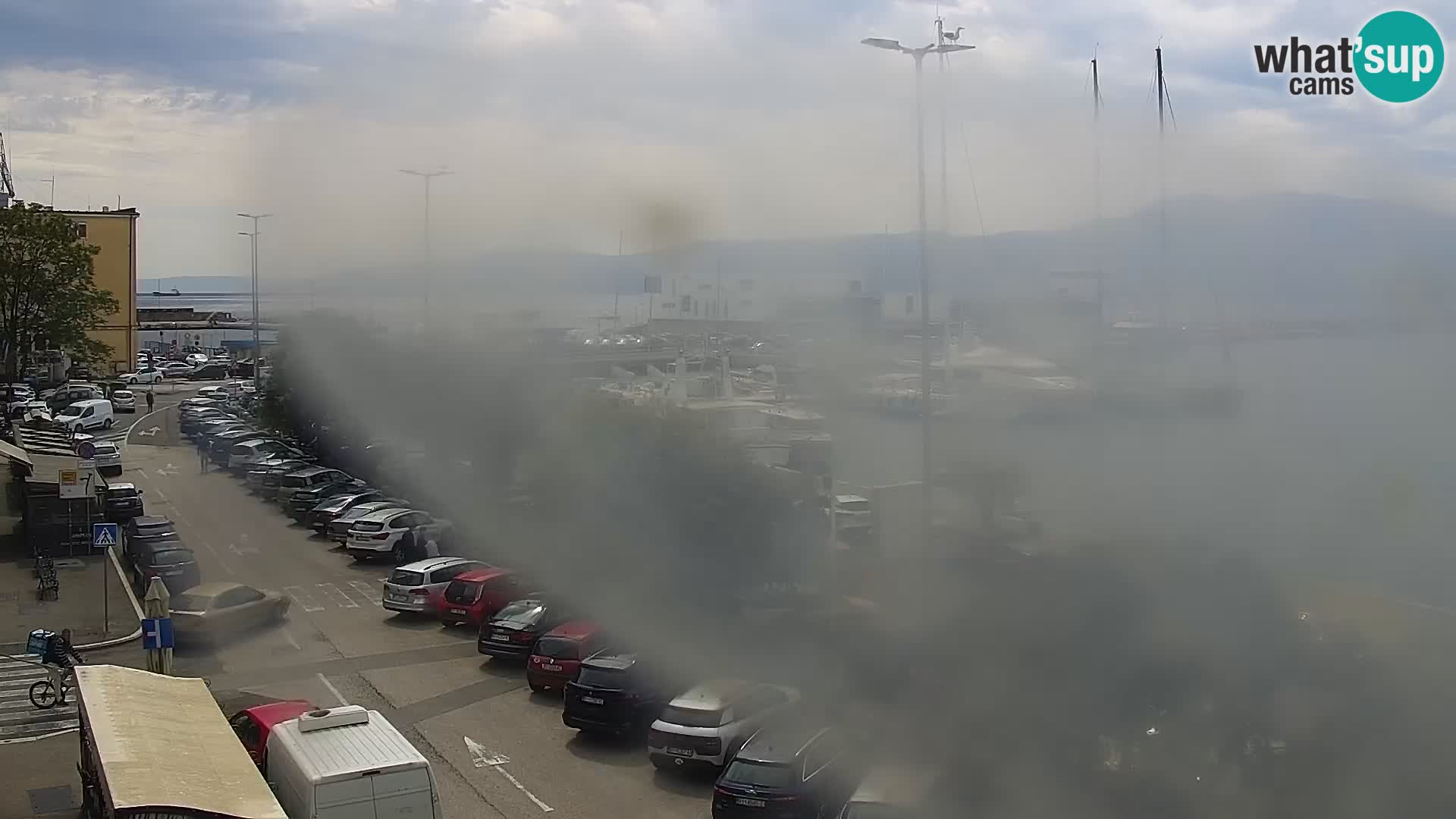 La Riva et Marina à Rijeka – Live Webcam Croatie