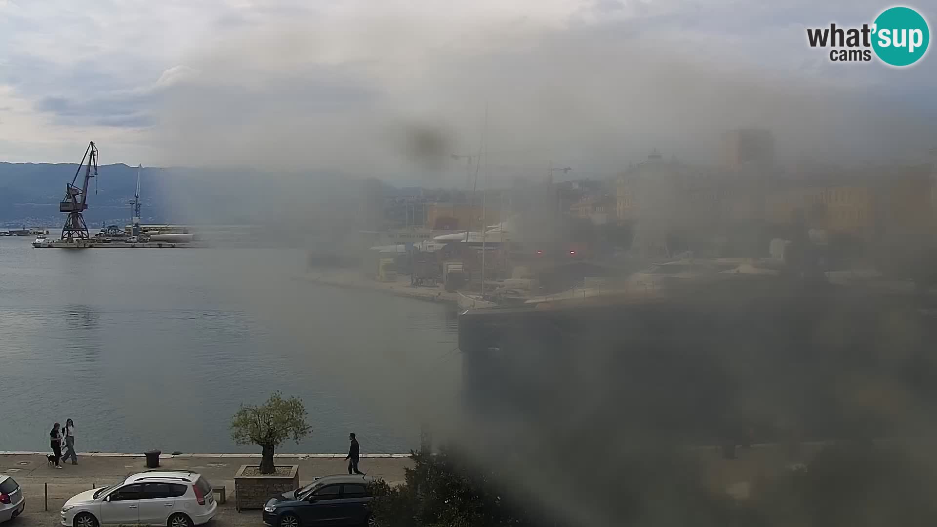 La Riva et Marina à Rijeka – Live Webcam Croatie