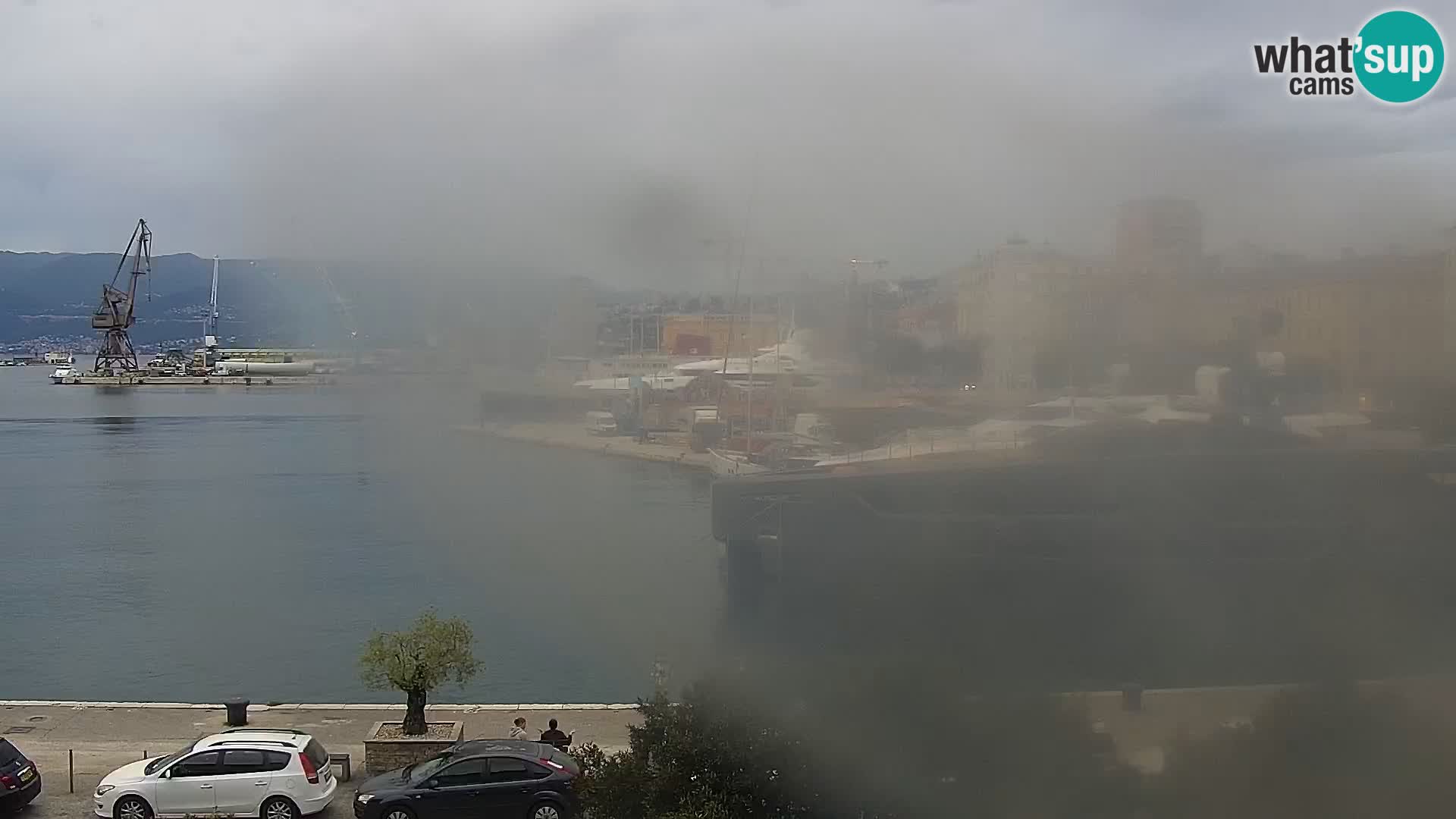 La Riva et Marina à Rijeka – Live Webcam Croatie