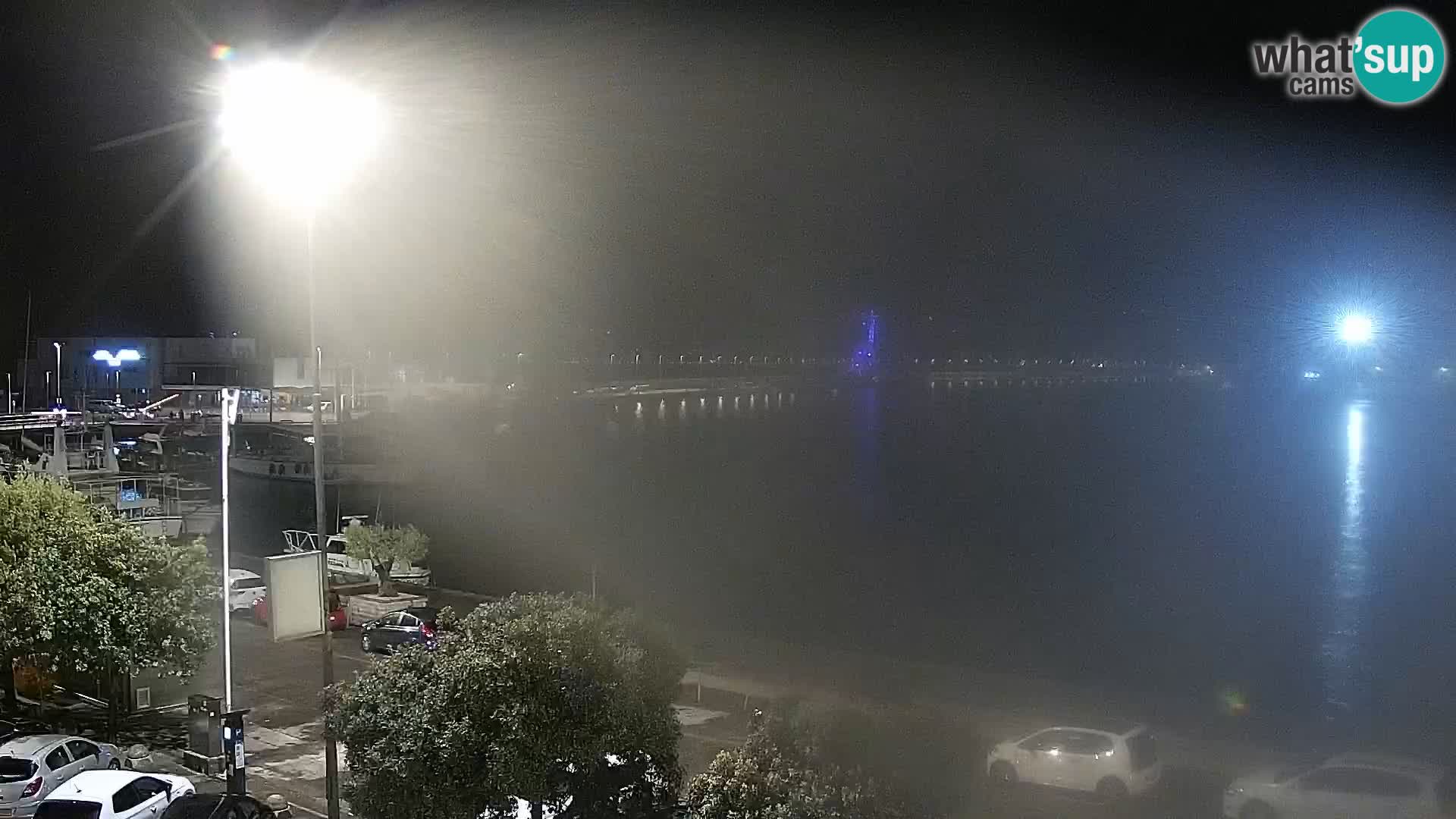 La Riva e la Marina a Rijeka (Fiume) – Live Webcam Croazia