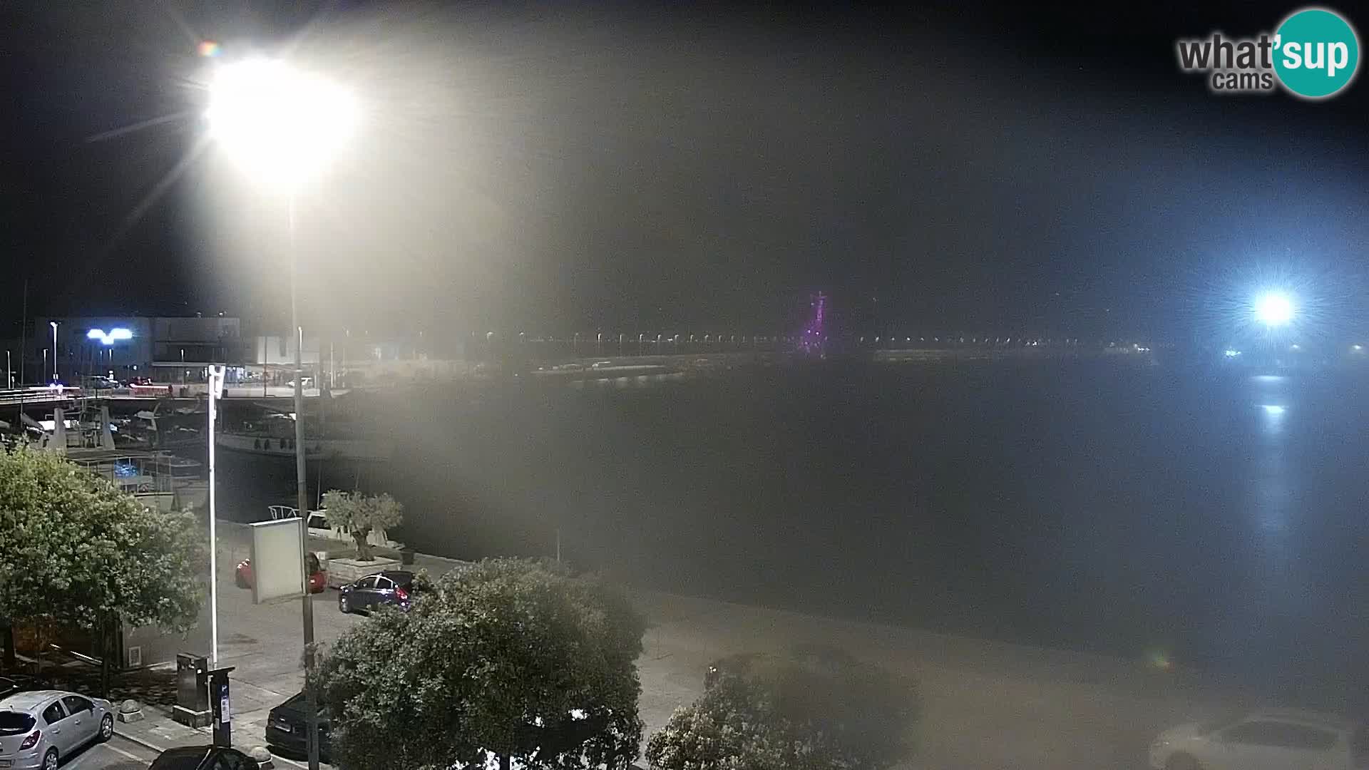 Die Riva und Marina in Rijeka – Live Webcam Kroatien