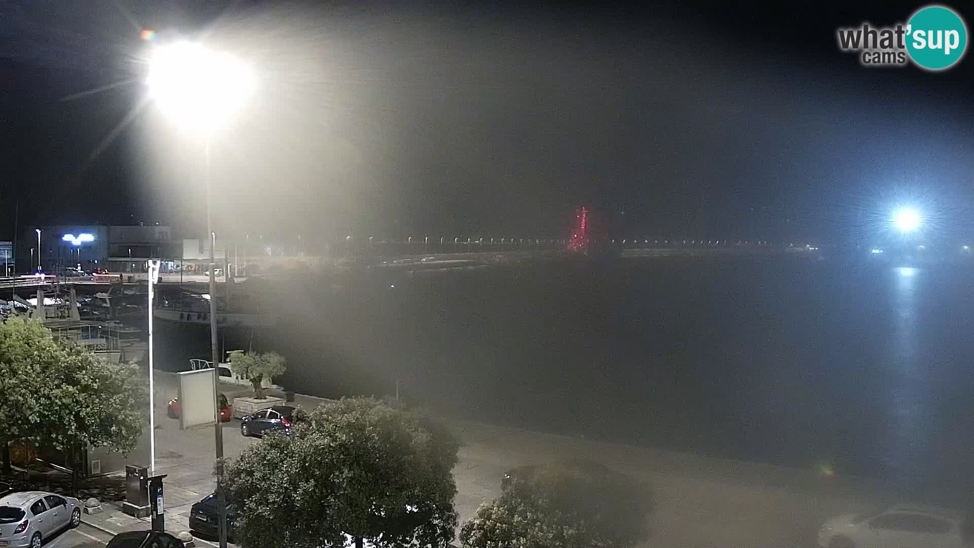 La Riva et Marina à Rijeka – Live Webcam Croatie