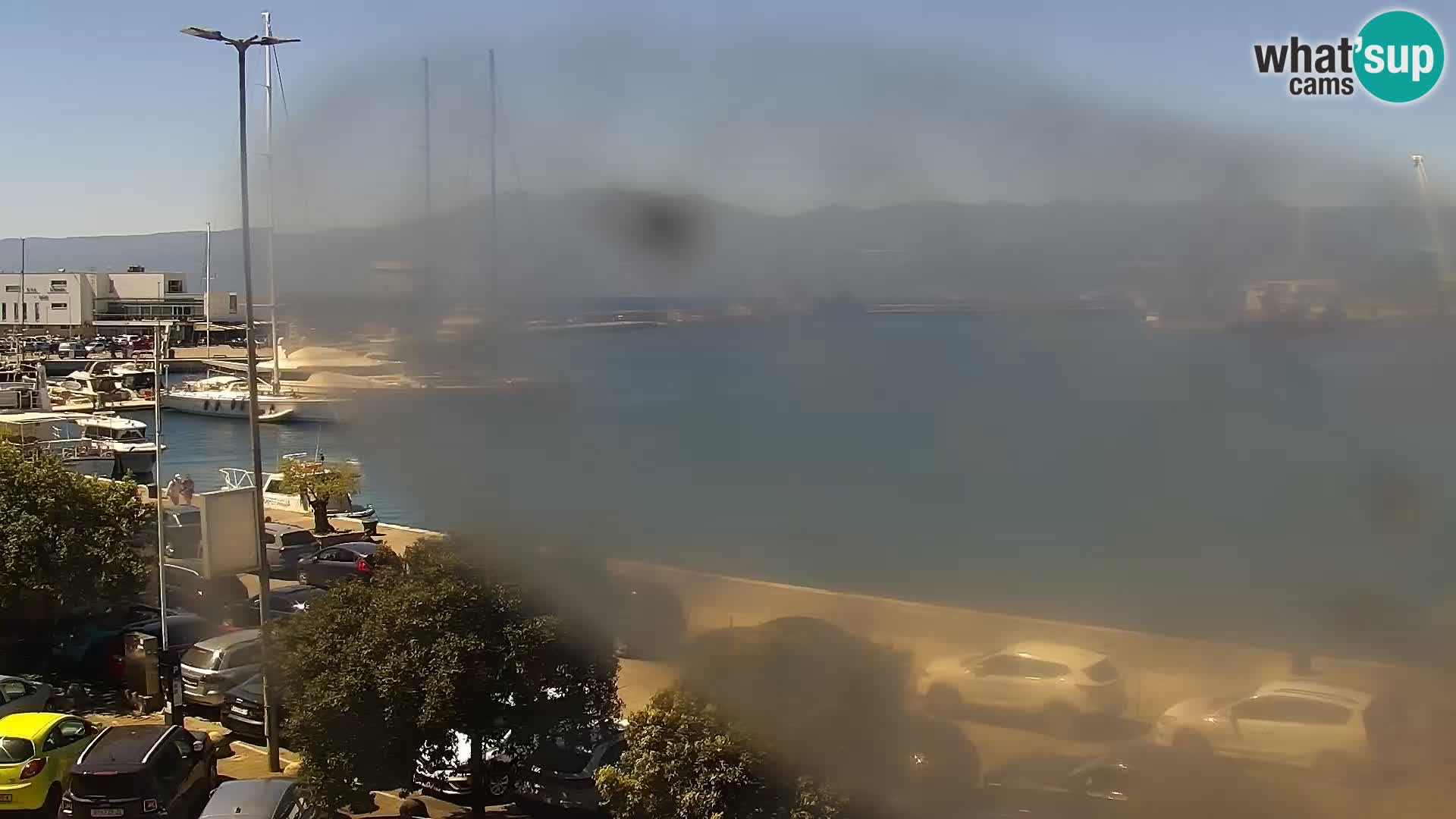 Die Riva und Marina in Rijeka – Live Webcam Kroatien