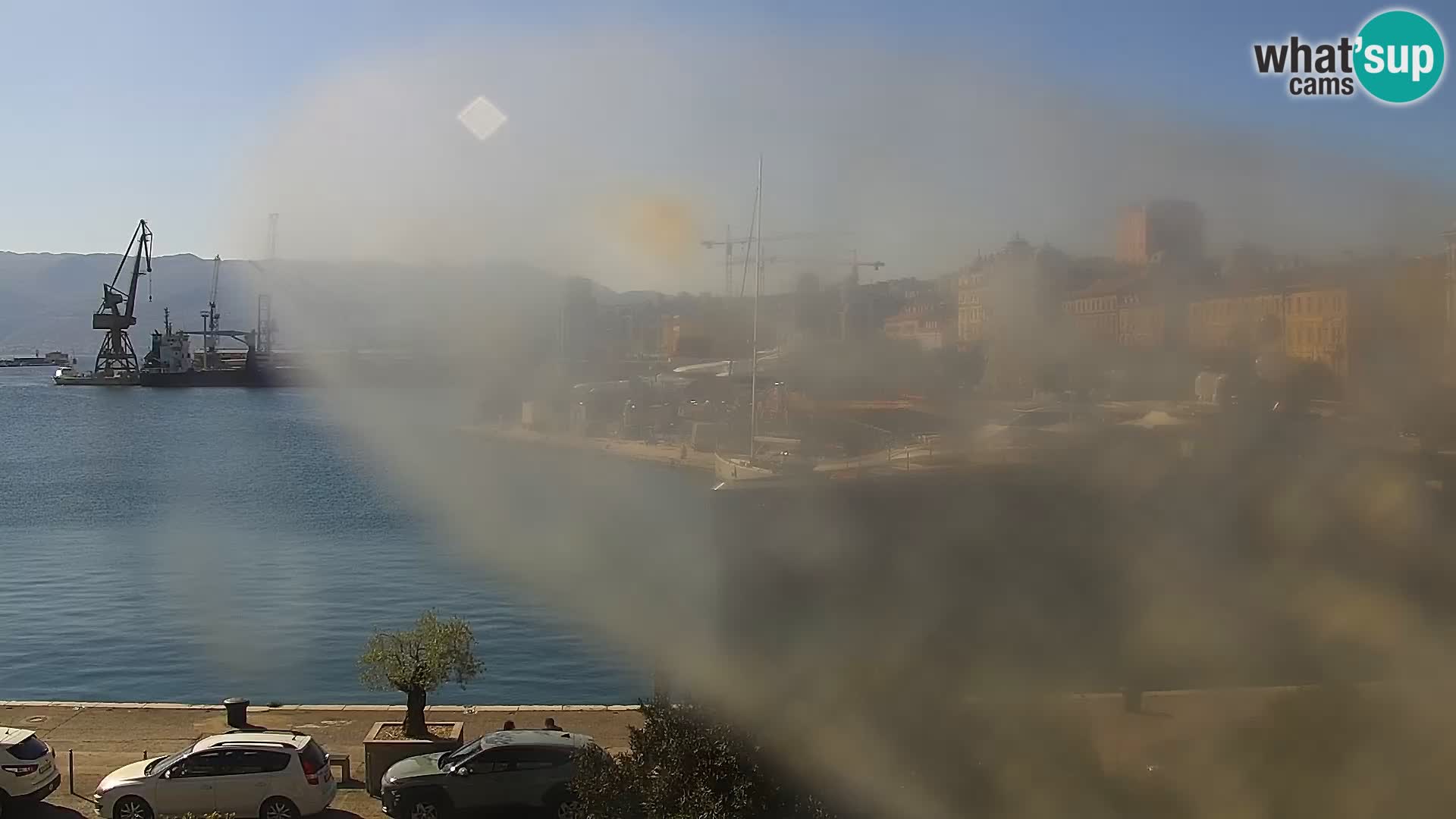 Die Riva und Marina in Rijeka – Live Webcam Kroatien