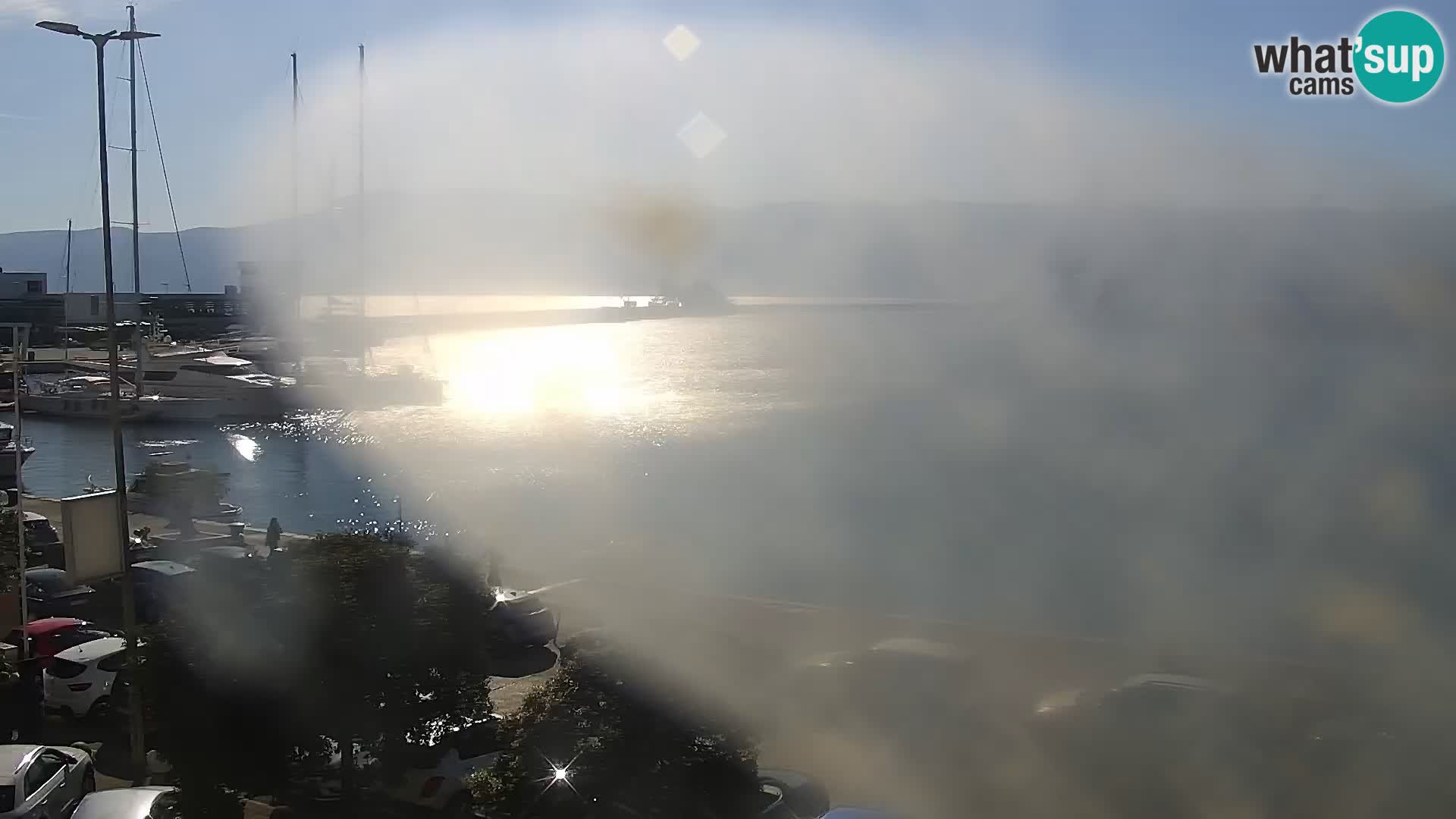 The Riva and Marina in Rijeka  – Live Webcam Croatia