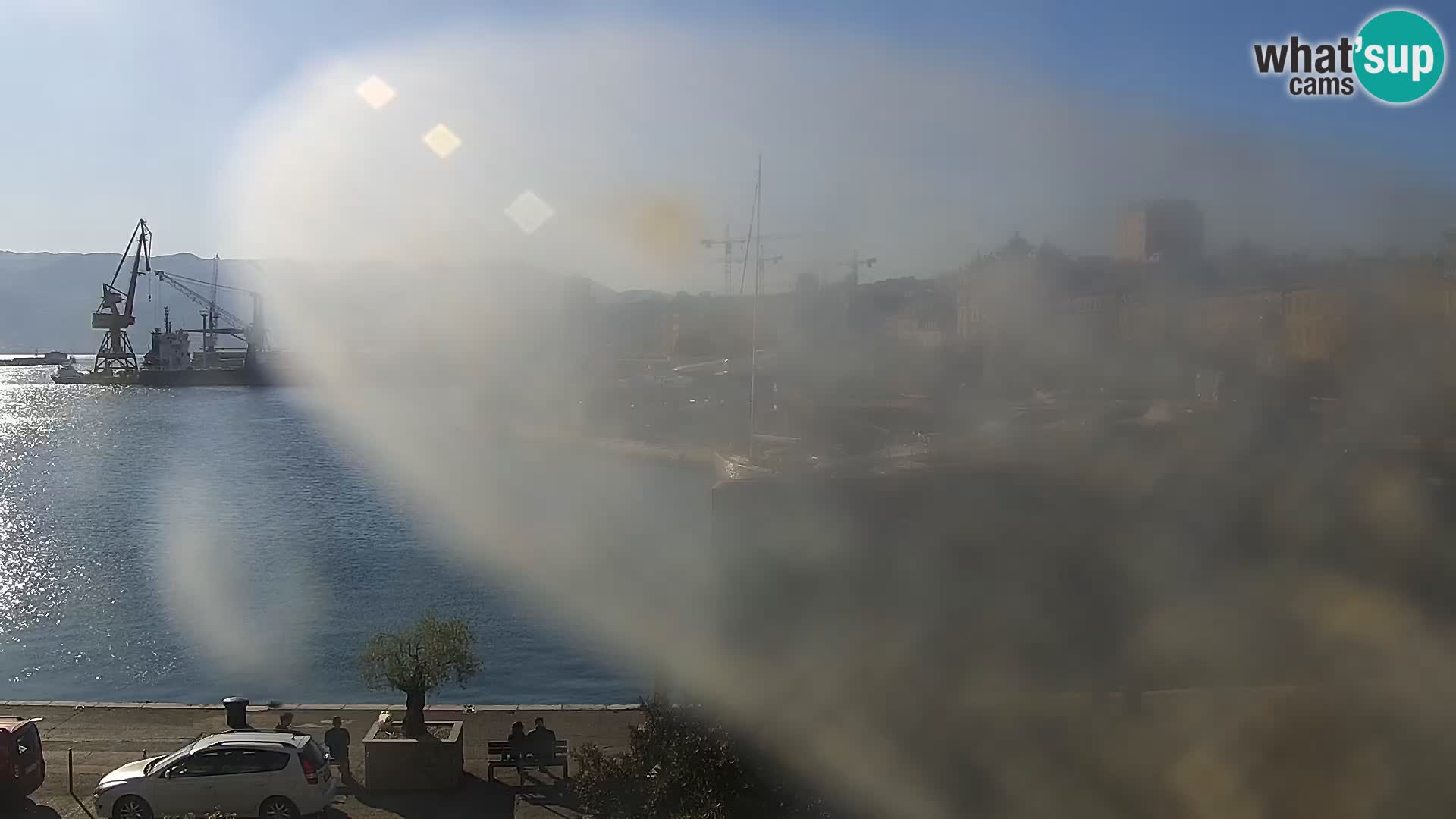 Die Riva und Marina in Rijeka – Live Webcam Kroatien