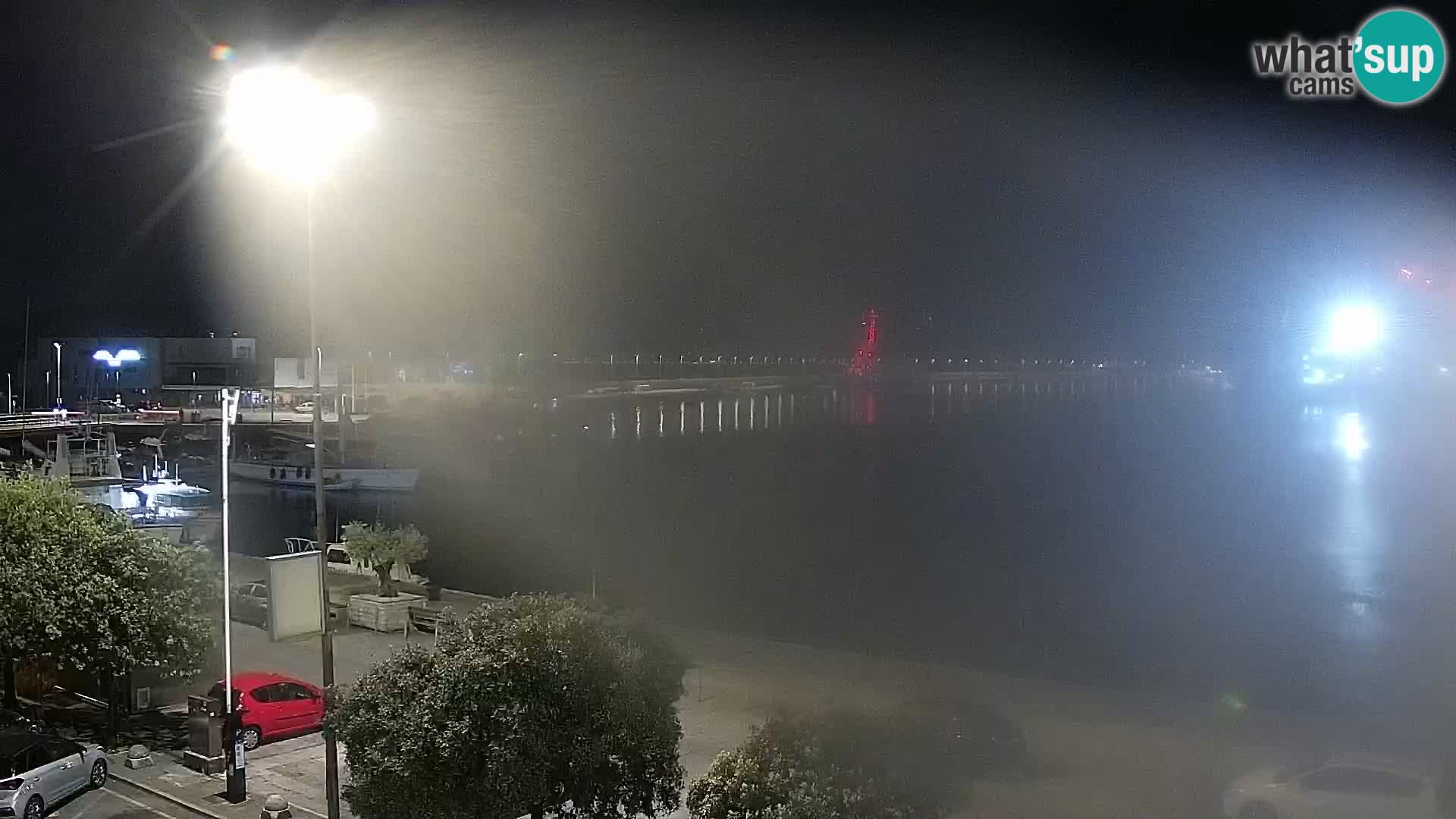 Die Riva und Marina in Rijeka – Live Webcam Kroatien