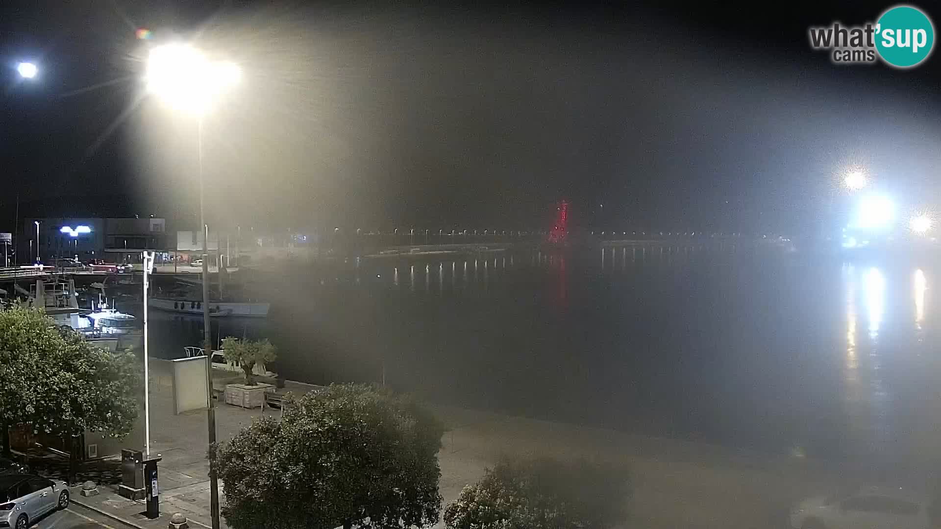 La Riva y Marina en Rijeka – Webcam en vivo Croacia